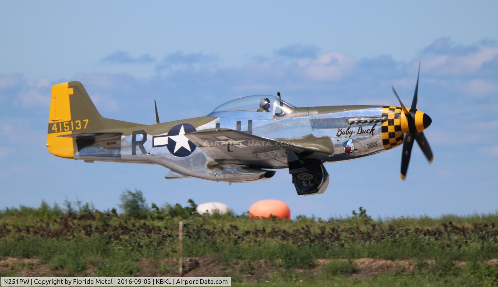 N251PW, 1944 North American P-51D Mustang C/N 122-31945, Cleveland 2016    RIP Vlado