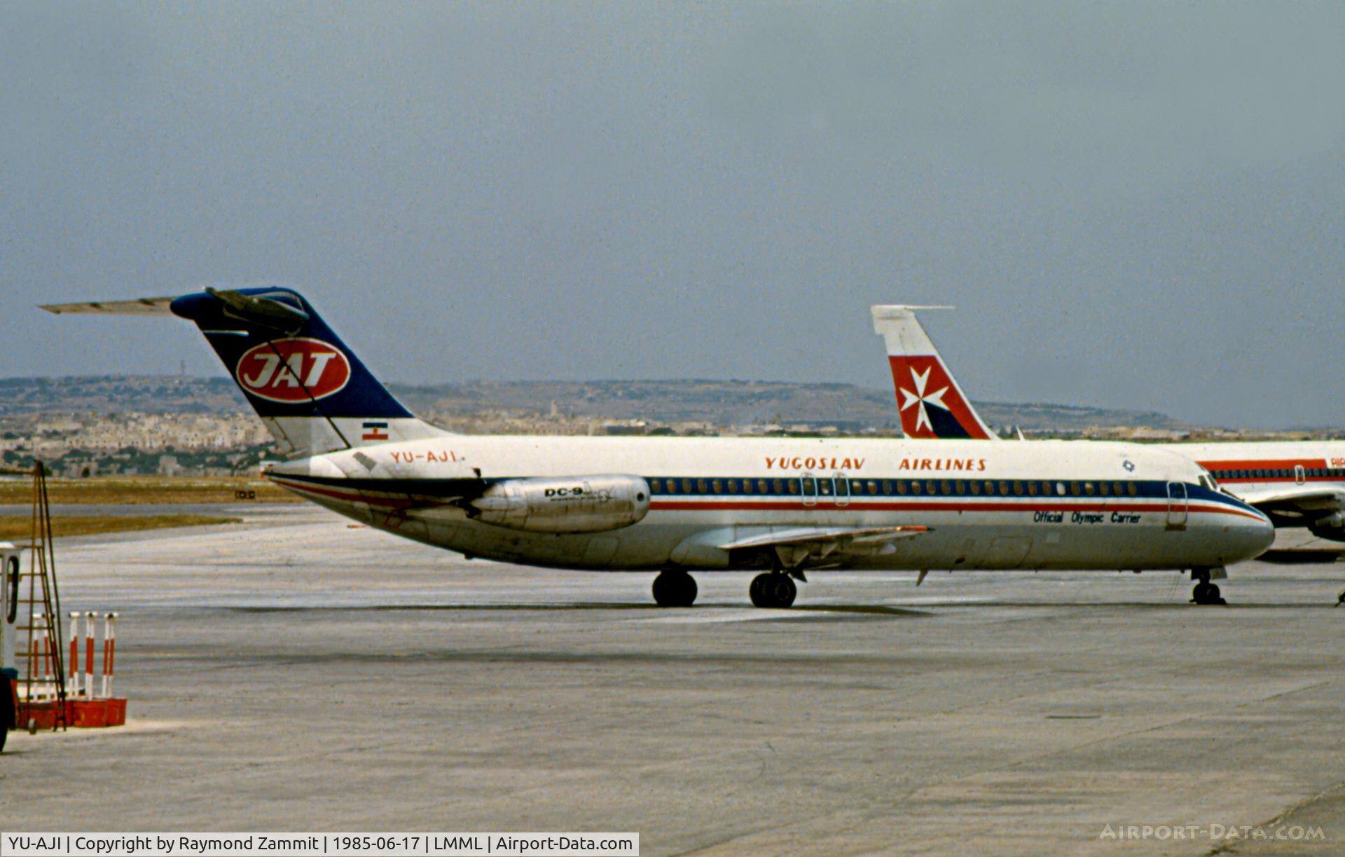 YU-AJI, 1973 Douglas DC-9-32 C/N 47563, DC9 YU-AJI JAT