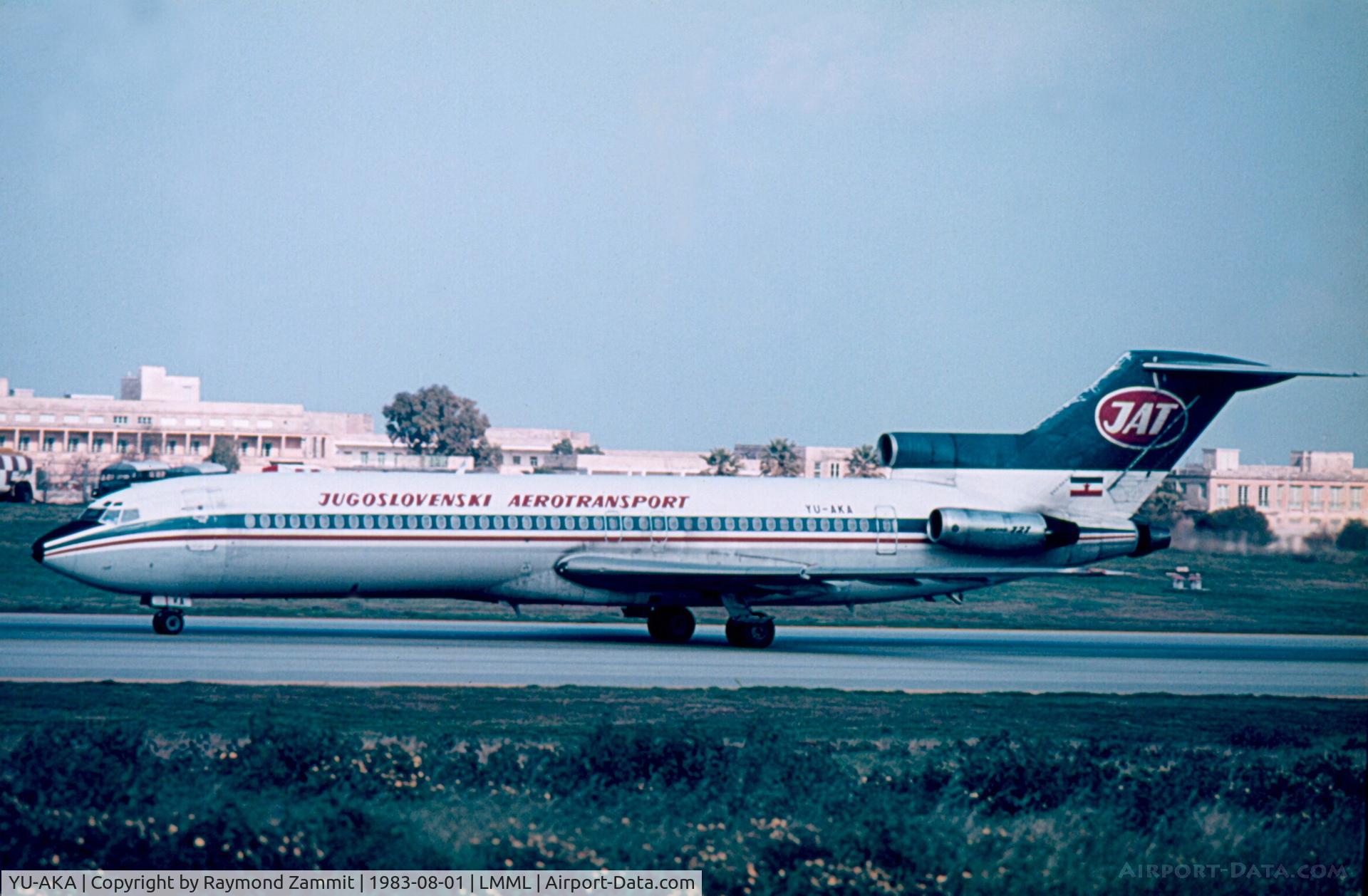 YU-AKA, 1974 Boeing 727-2H9 C/N 20930, B727 YU-AKA JAT