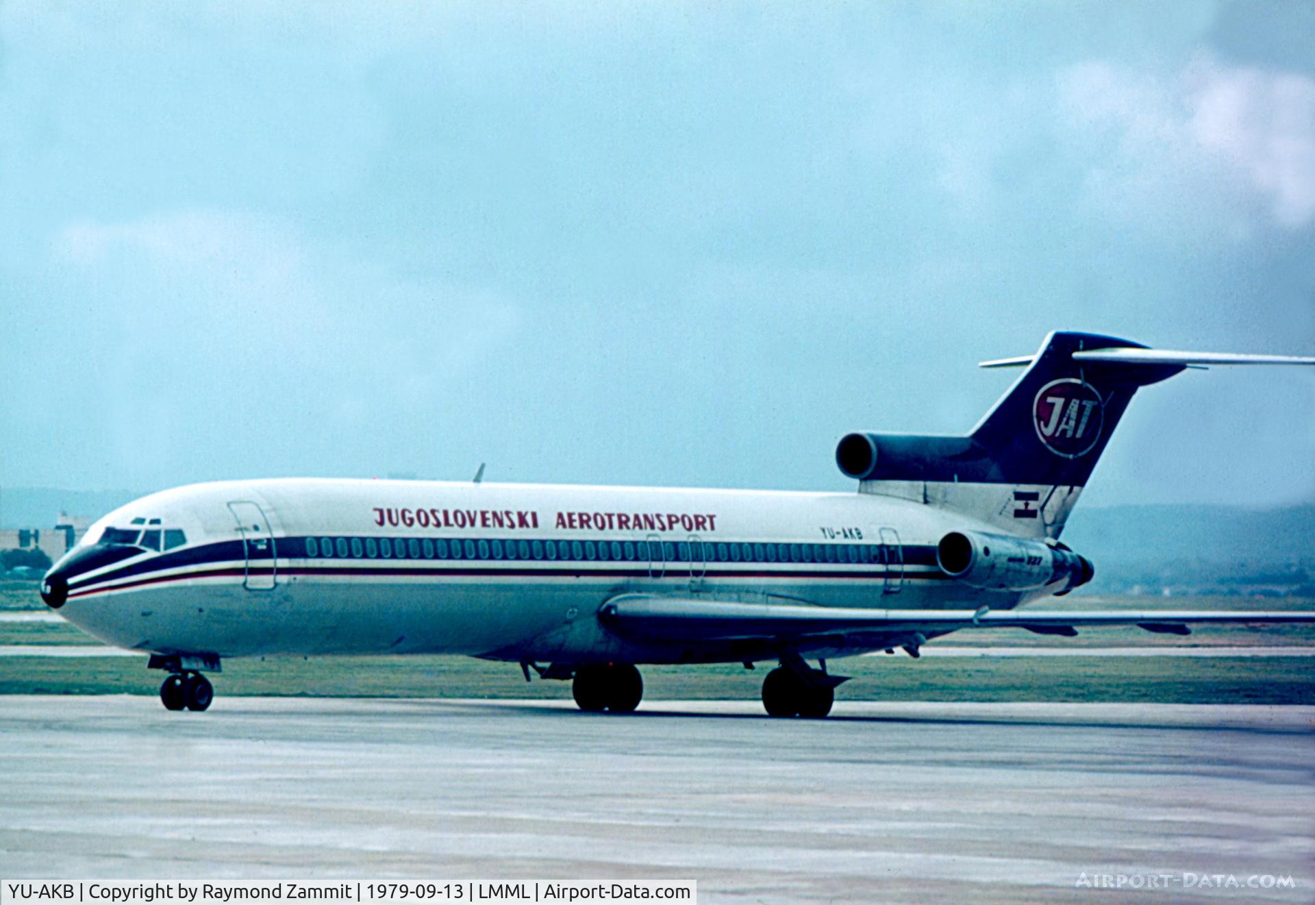 YU-AKB, 1974 Boeing 727-2H9 C/N 20931, B727 YU-AKB JAT