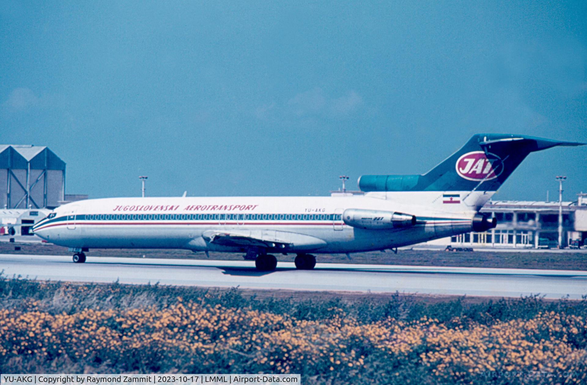 YU-AKG, 1975 Boeing 727-2H9 C/N 21039, B727 YU-AKG JAT