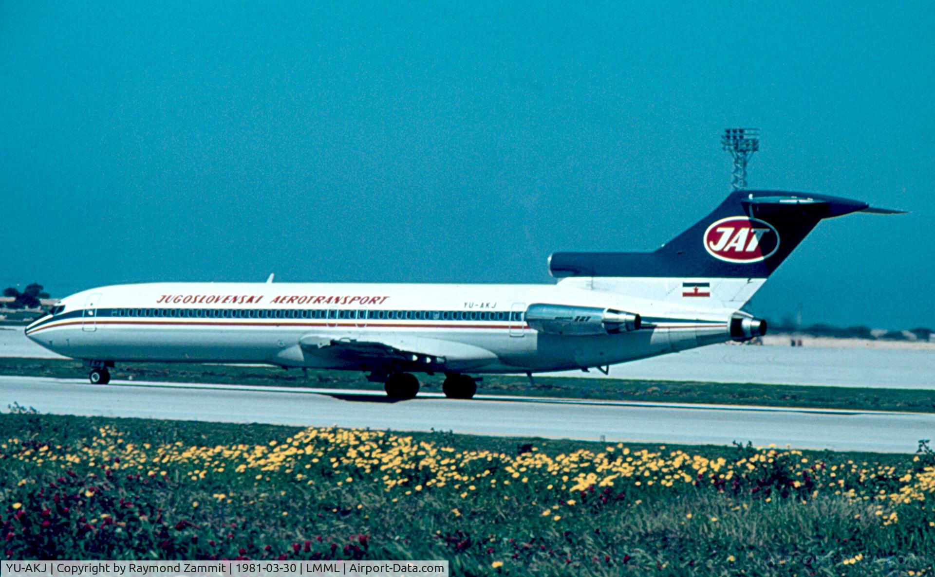 YU-AKJ, 1980 Boeing 727-2H9 C/N 22394, B727 YU-AKJ JAT