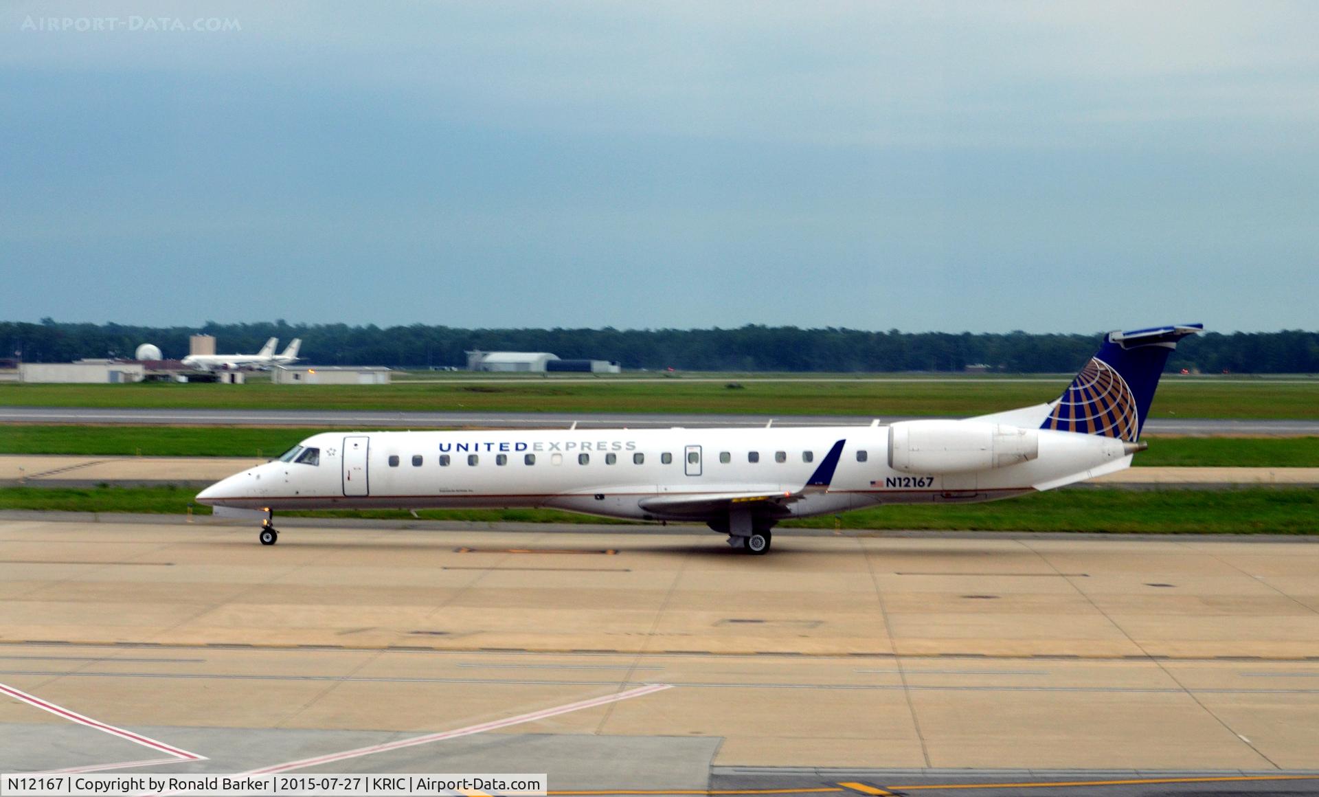 N12167, 2004 Embraer ERJ-145XR (EMB-145XR) C/N 14500834, Taxi for takeoff RIC