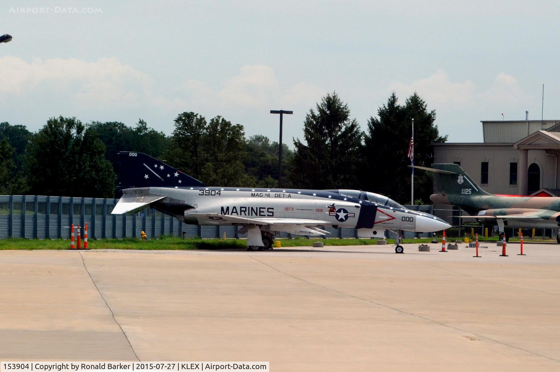 153904, McDonnell F-4S Phantom II C/N 2590, Parked Lexington
