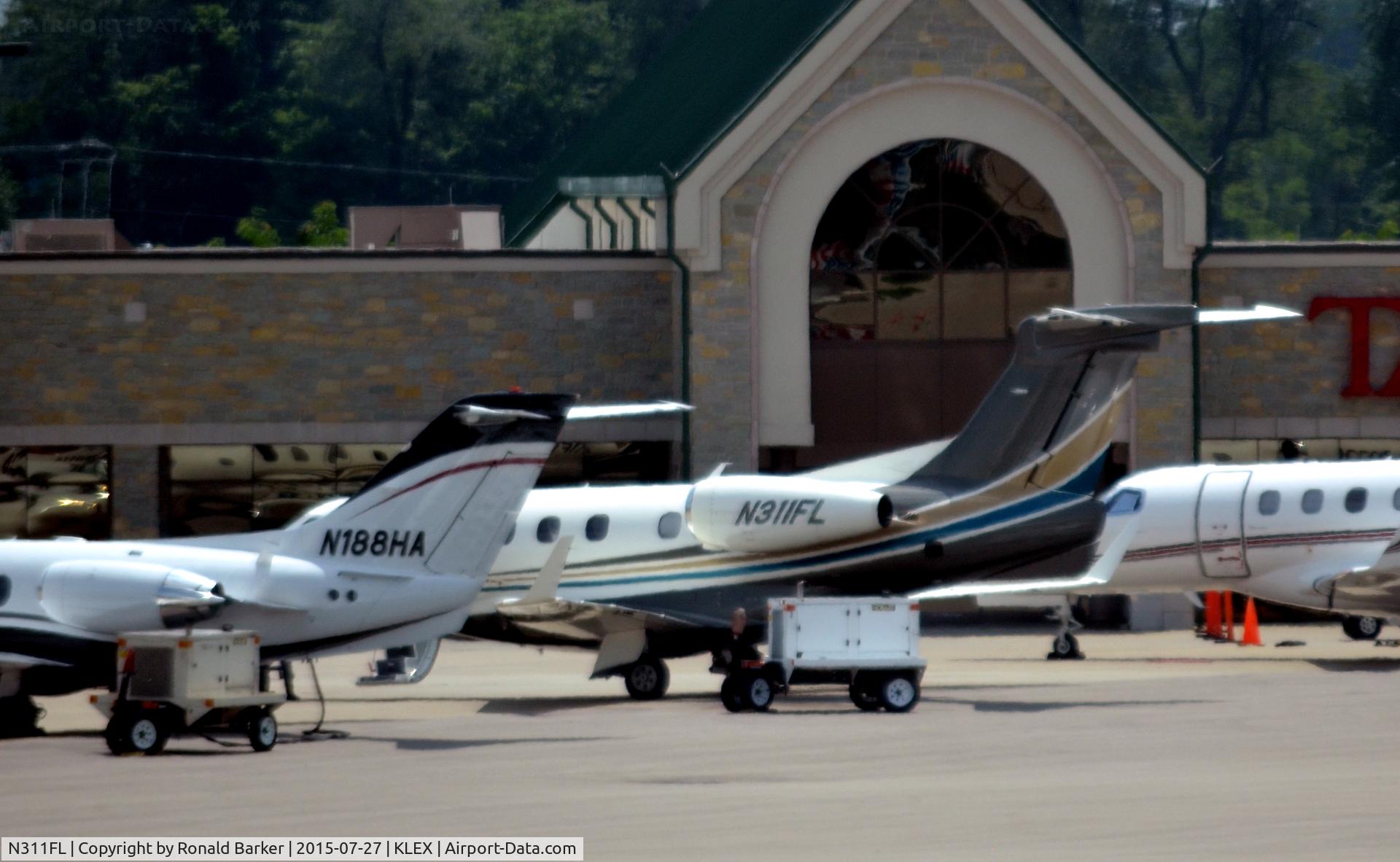 N311FL, 2010 Embraer EMB-505 Phenom 300 C/N 50500034, Parked Lexington