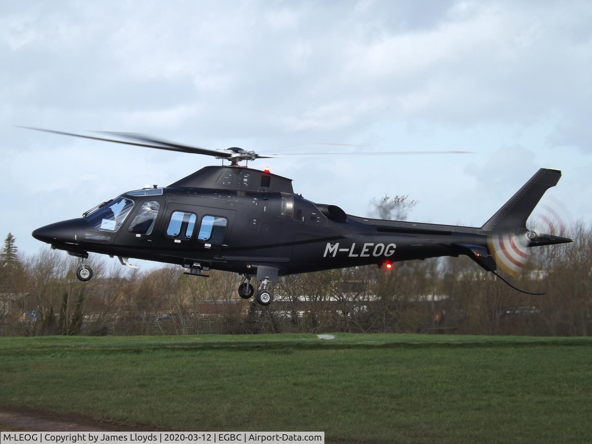 M-LEOG, AgustaWestland AW-109SP Grand New C/N 22412, Getting some fuel at Cheltenham Helipad.