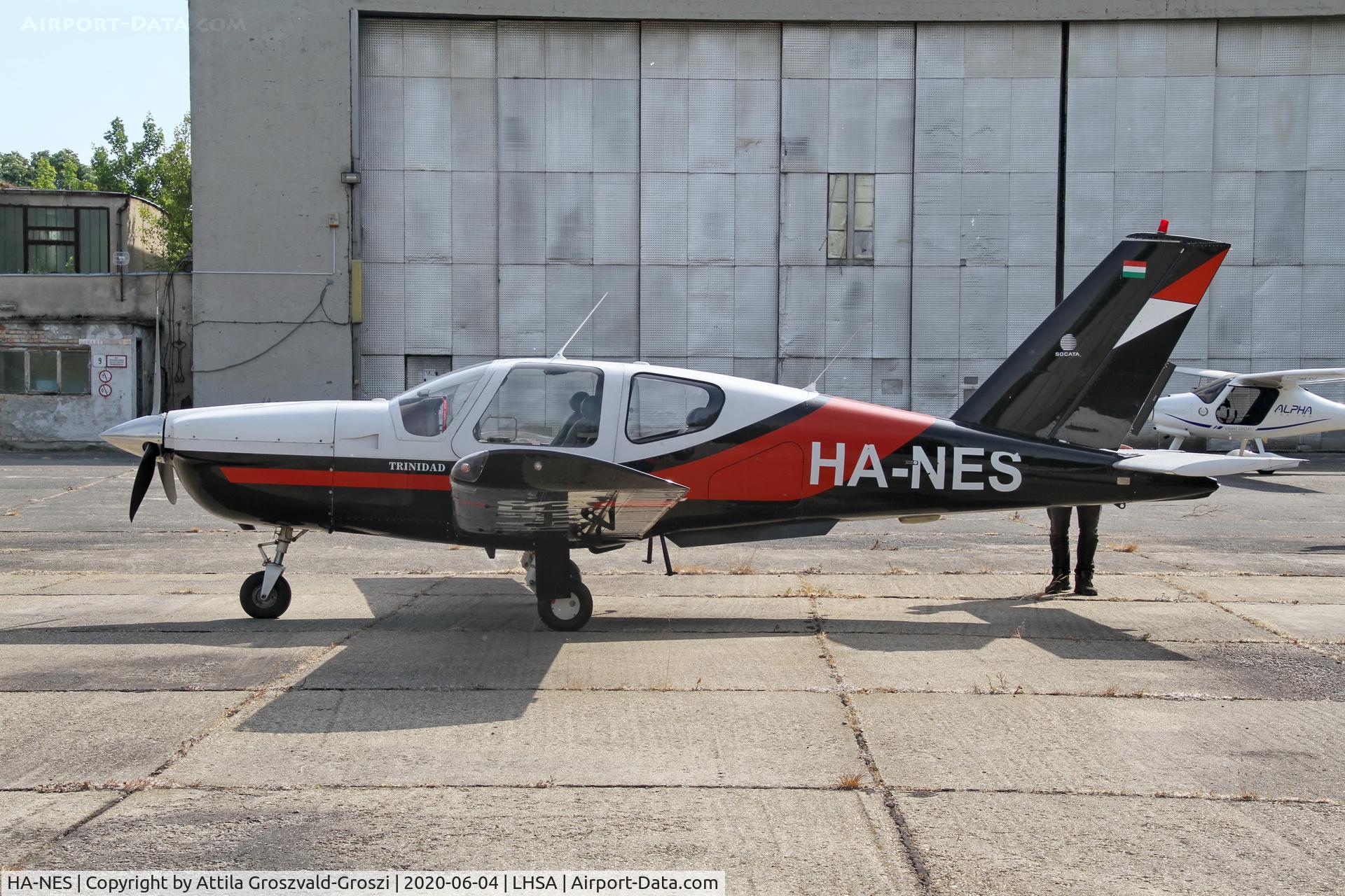 HA-NES, 1982 Socata TB-20 Trinidad C/N 333, LHSA-Szentkirályszabadja Airport, Hungary
