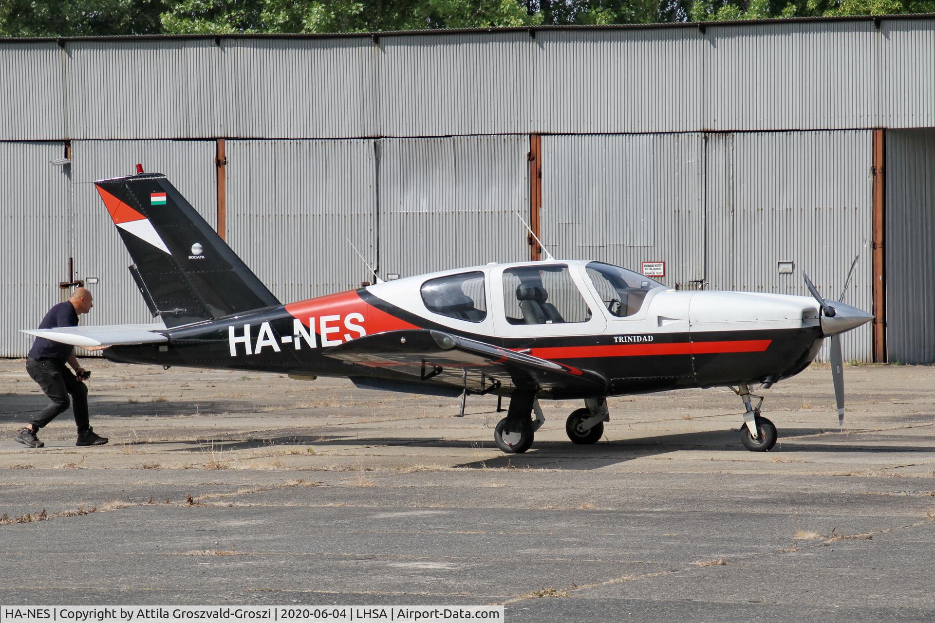 HA-NES, 1982 Socata TB-20 Trinidad C/N 333, LHSA-Szentkirályszabadja Airport, Hungary