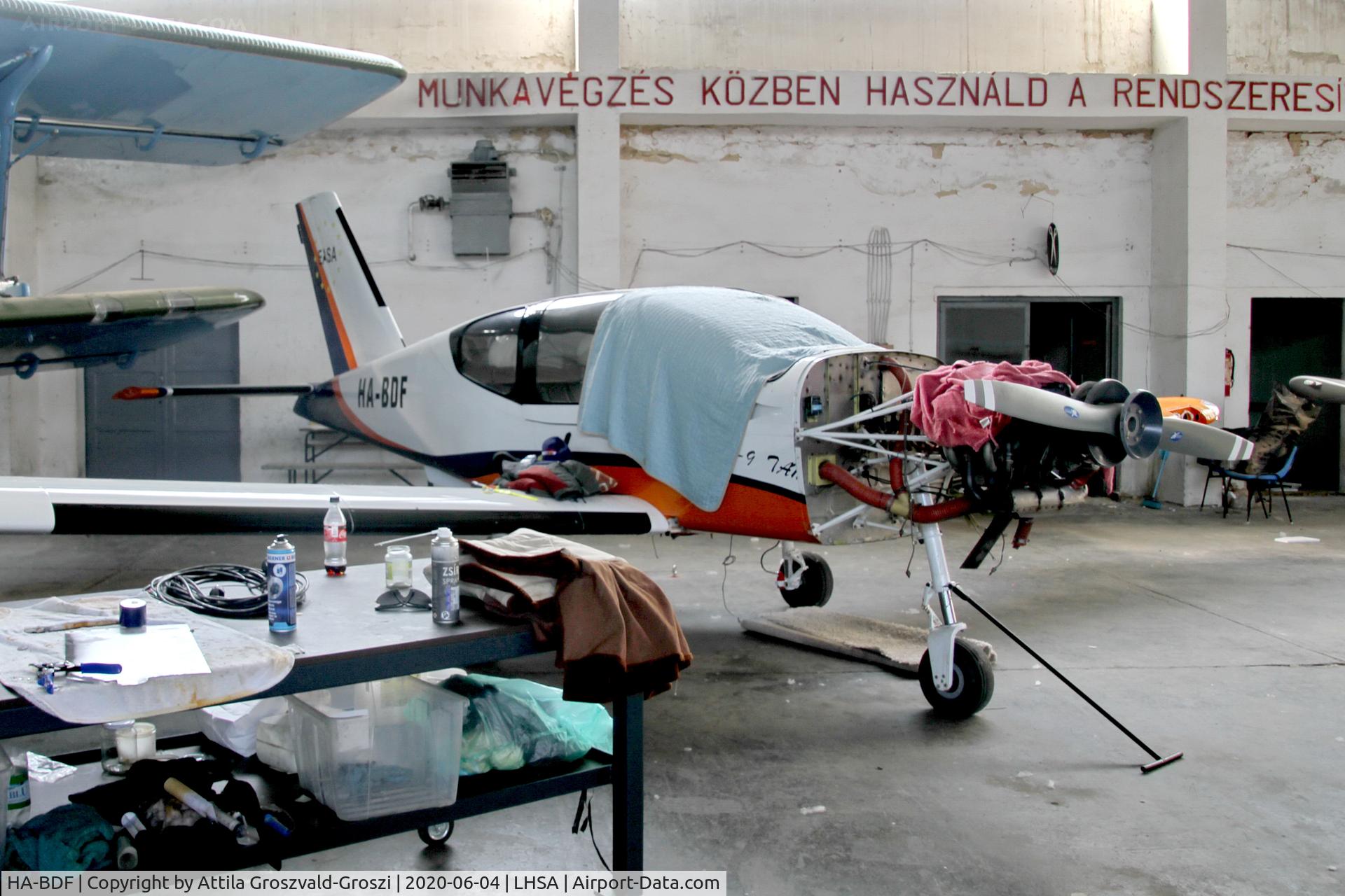 HA-BDF, Socata TB-9 Tampico C/N 1108, LHSA-Szentkirályszabadja Airport, Hungary