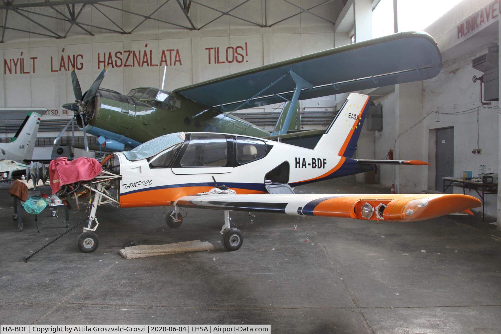 HA-BDF, Socata TB-9 Tampico C/N 1108, LHSA-Szentkirályszabadja Airport, Hungary