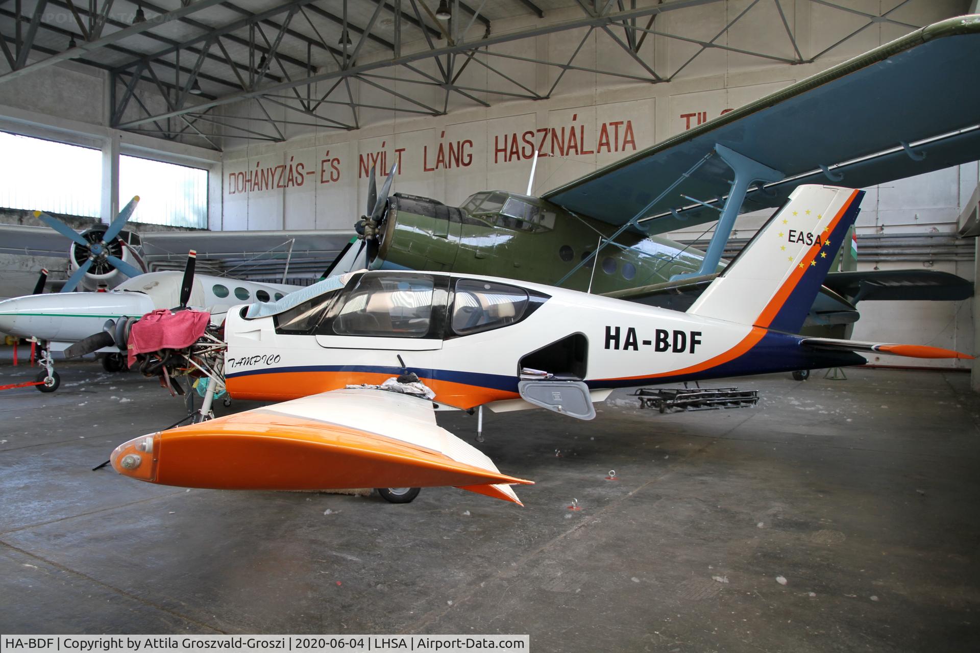 HA-BDF, Socata TB-9 Tampico C/N 1108, LHSA-Szentkirályszabadja Airport, Hungary