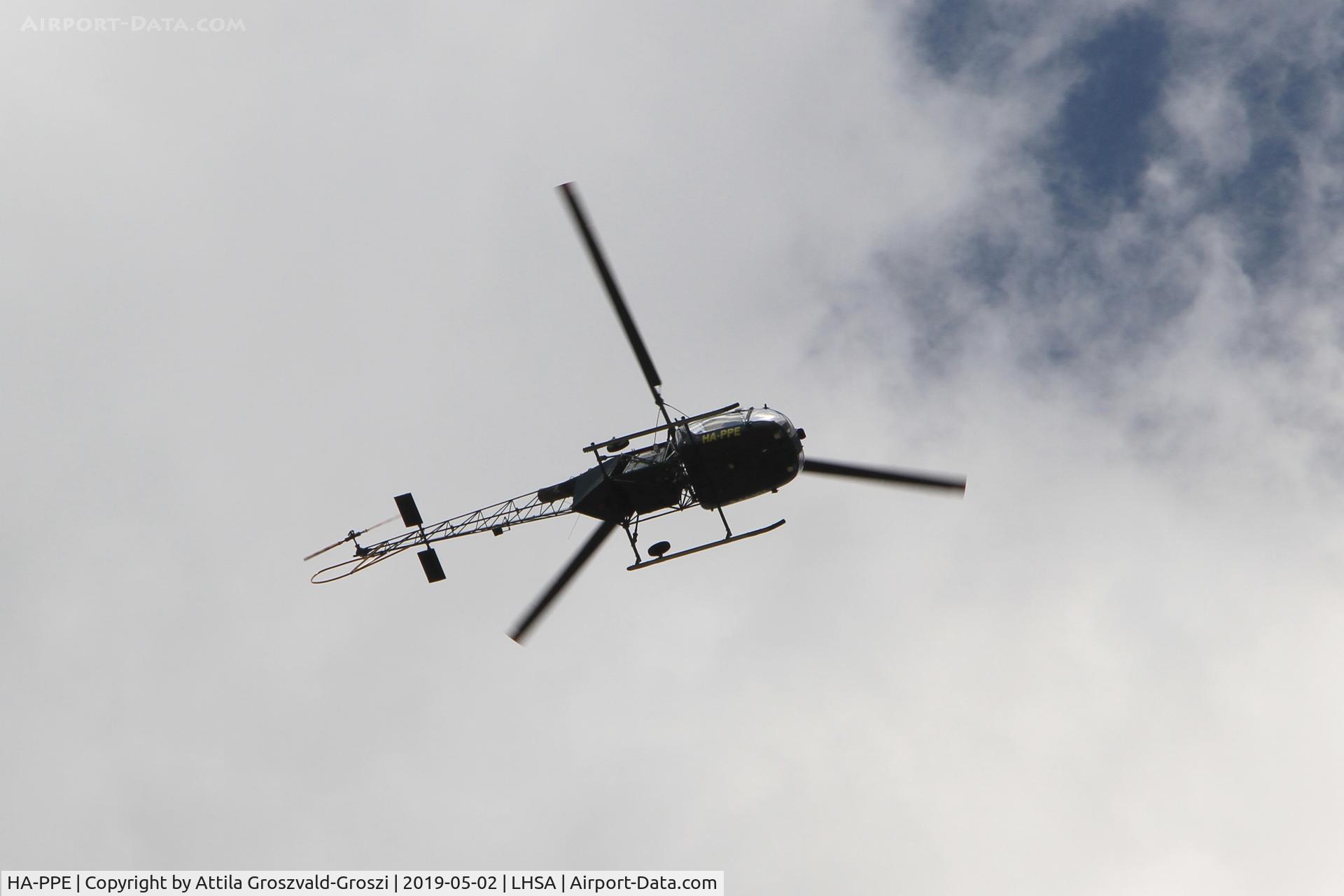 HA-PPE, Sud SA-318C Alouette AST C/N 2046, LHSA-Szentkirályszabadja Airport, Hungary