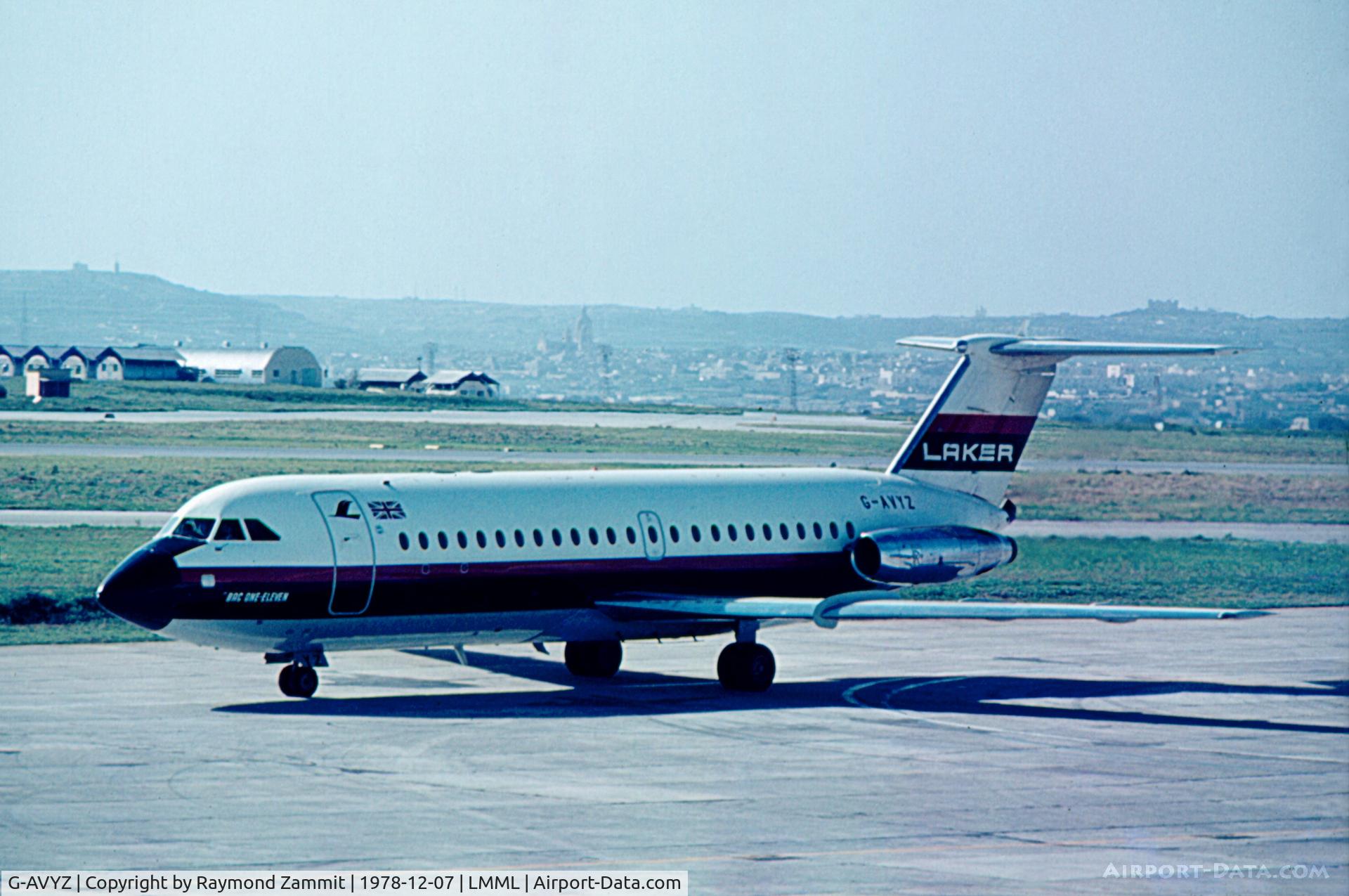 G-AVYZ, 1968 BAC 111-320AZ One-Eleven C/N BAC.133, BAC111 G-AVYZ Laker Airways