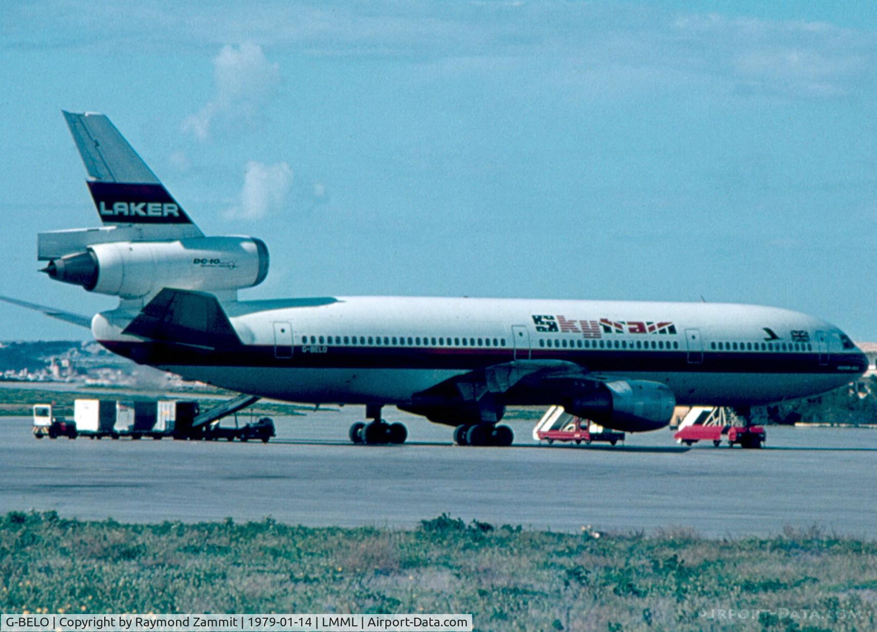 G-BELO, 1971 Douglas DC-10-10 C/N 46501, DC10 G-BELO Laker Airways