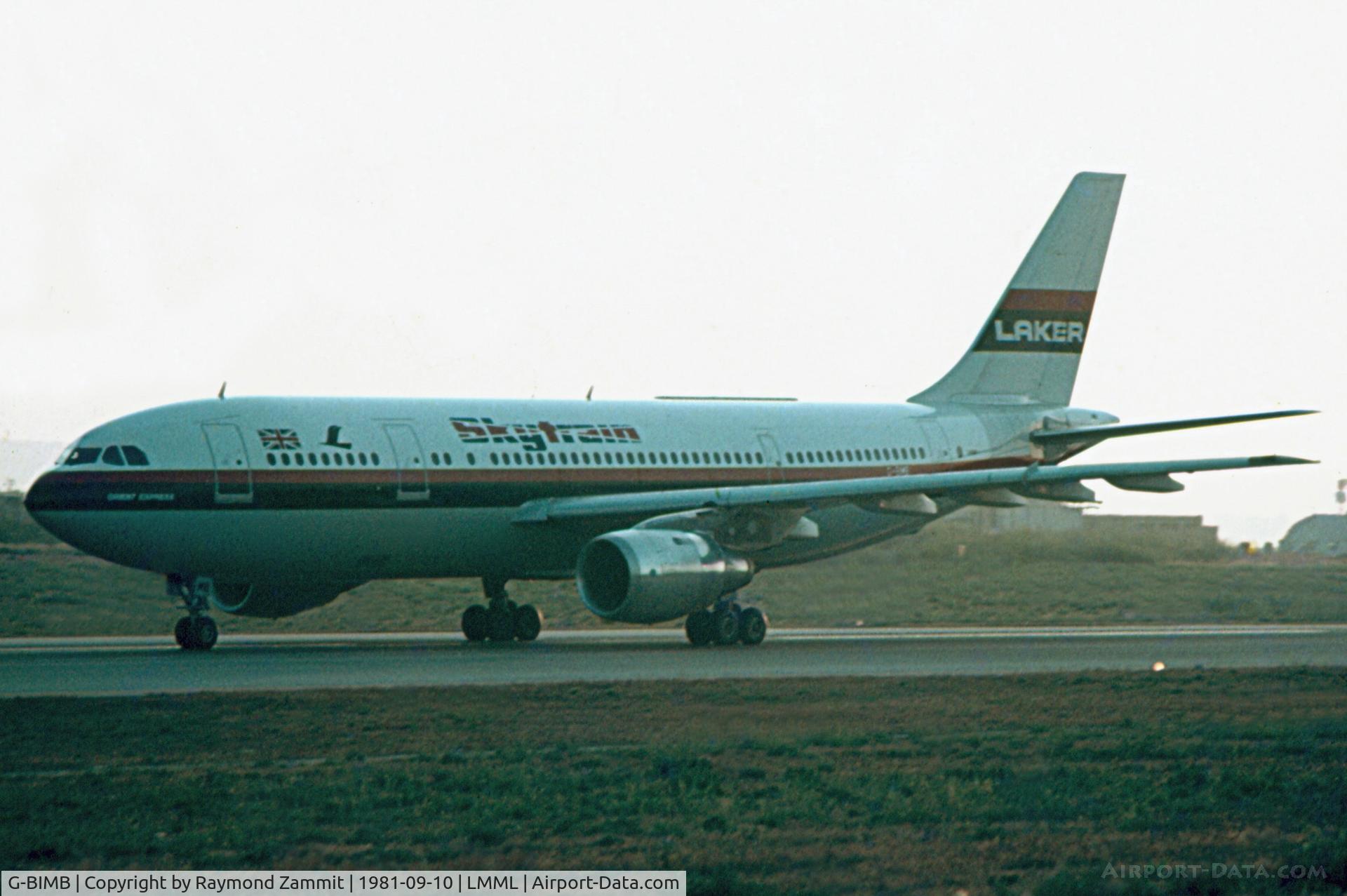 G-BIMB, 1981 Airbus A300B4-203 C/N 131, Airbus A300B G-BIMB Laker Airways