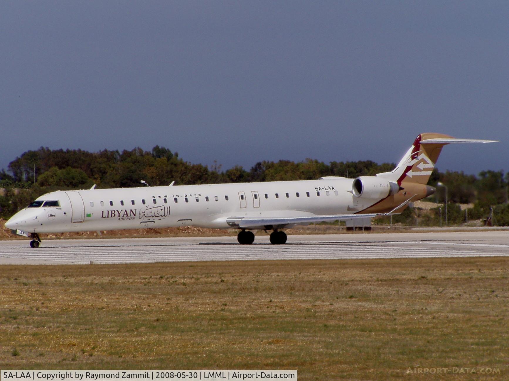 5A-LAA, 2007 Bombardier CRJ-900ER (CL-600-2D24) C/N 15120, Bombardier CRJ-900ER 5A-LAA Libyan Airlines