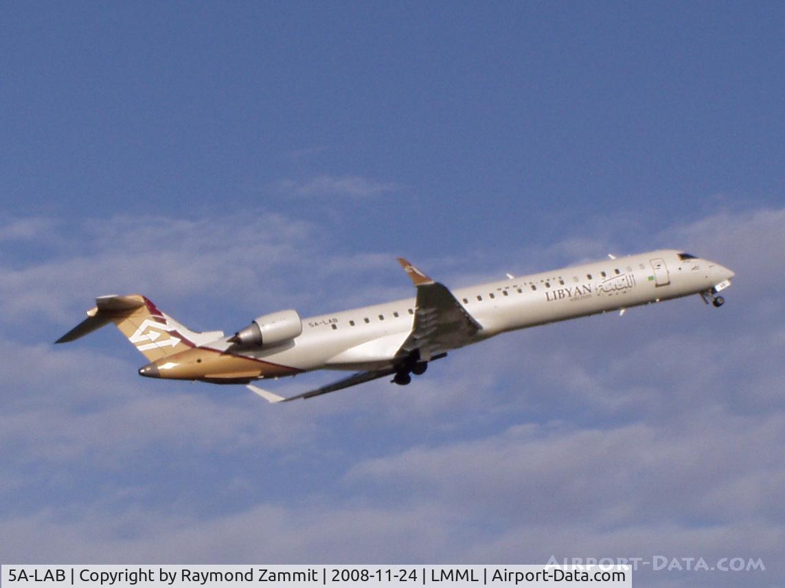 5A-LAB, 2007 Bombardier CRJ-900ER (CL-600-2D24) C/N 15121, Bombardier CRJ-900ER 5A-LAB Libyan Airlines