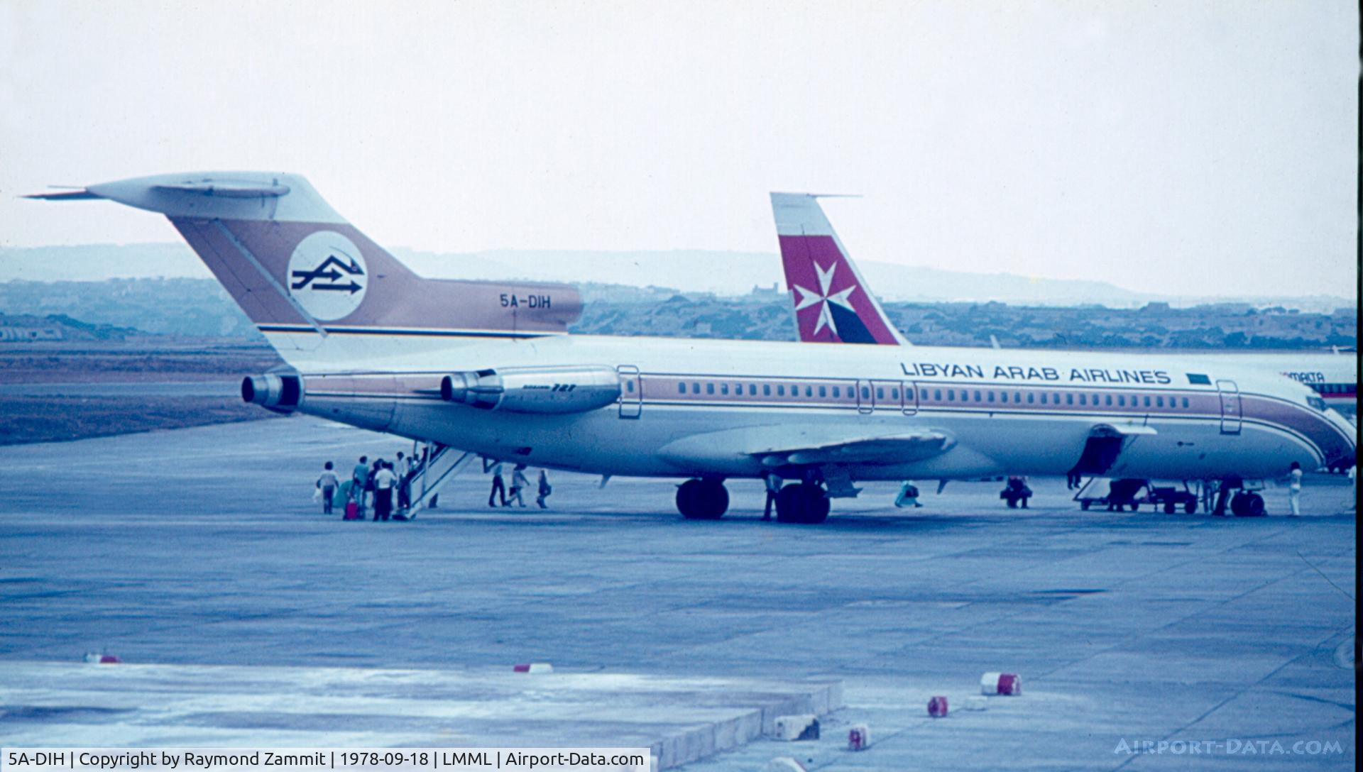 5A-DIH, 1978 Boeing 727-2L5 C/N 21539, B727 5A-DIH Libyan Arab Airlines