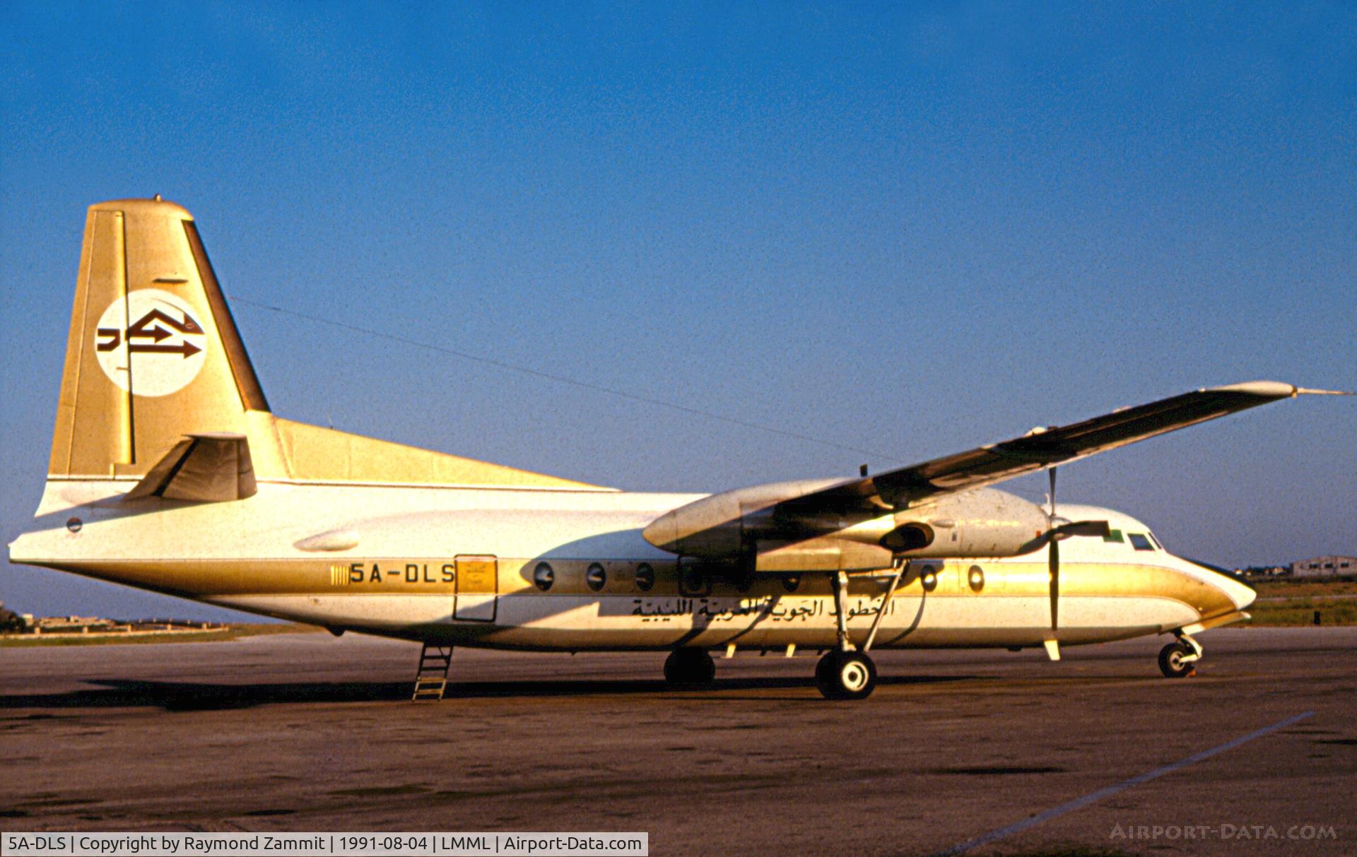 5A-DLS, 1983 Fokker F.27-600 Friendship C/N 10648, Fokker F27 Friendship 5A-DLS Libyan Arab Airlines