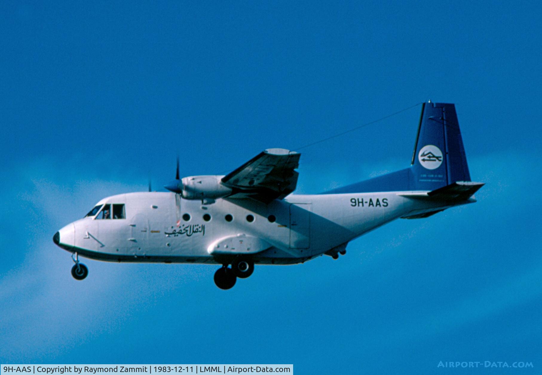 9H-AAS, 1980 CASA C-212-200 Aviocar C/N 162, CASA C212 Aviocar 9H-AAS Libyan Arab Airlines