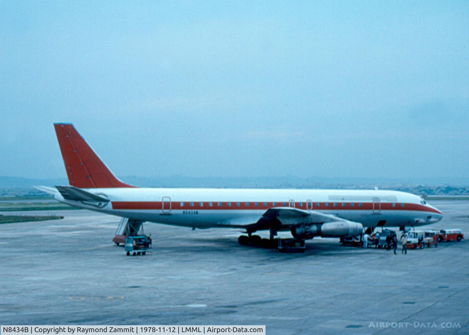 N8434B, Douglas DC8-43 C/N 45609, DC8 N8434B Libyan Arab Airlines