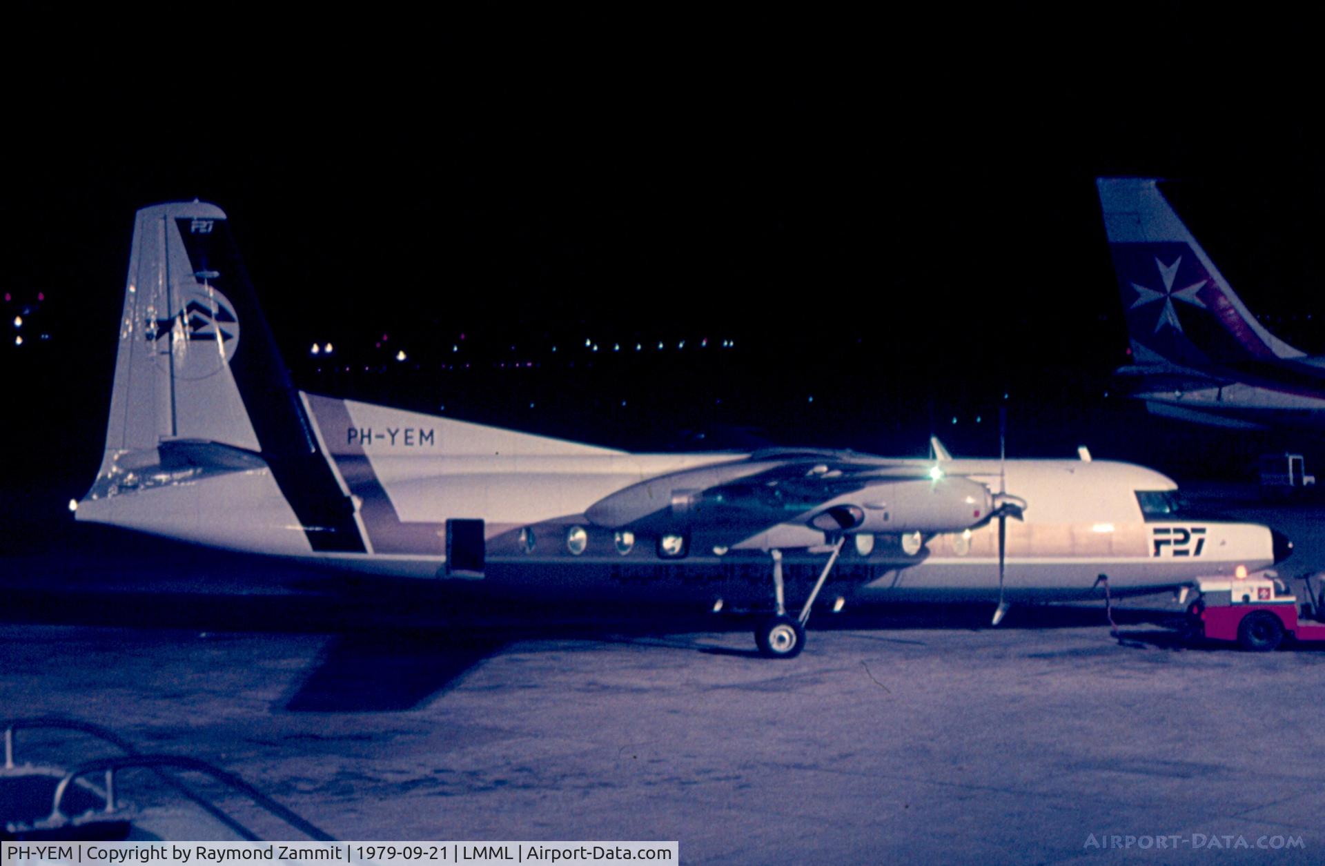 PH-YEM, 1977 Fokker F.27-600 Friendship C/N 10562, Fokker F27 Friendship PH-YEM Libyan Arab Airlines