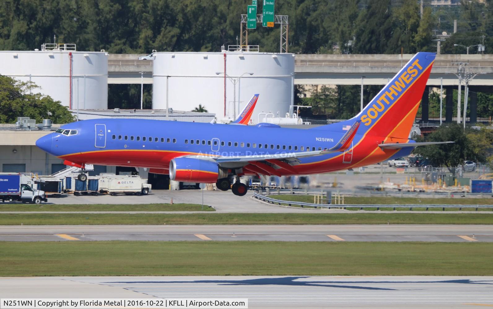N251WN, 2006 Boeing 737-7H4 C/N 32510, FLL 2016