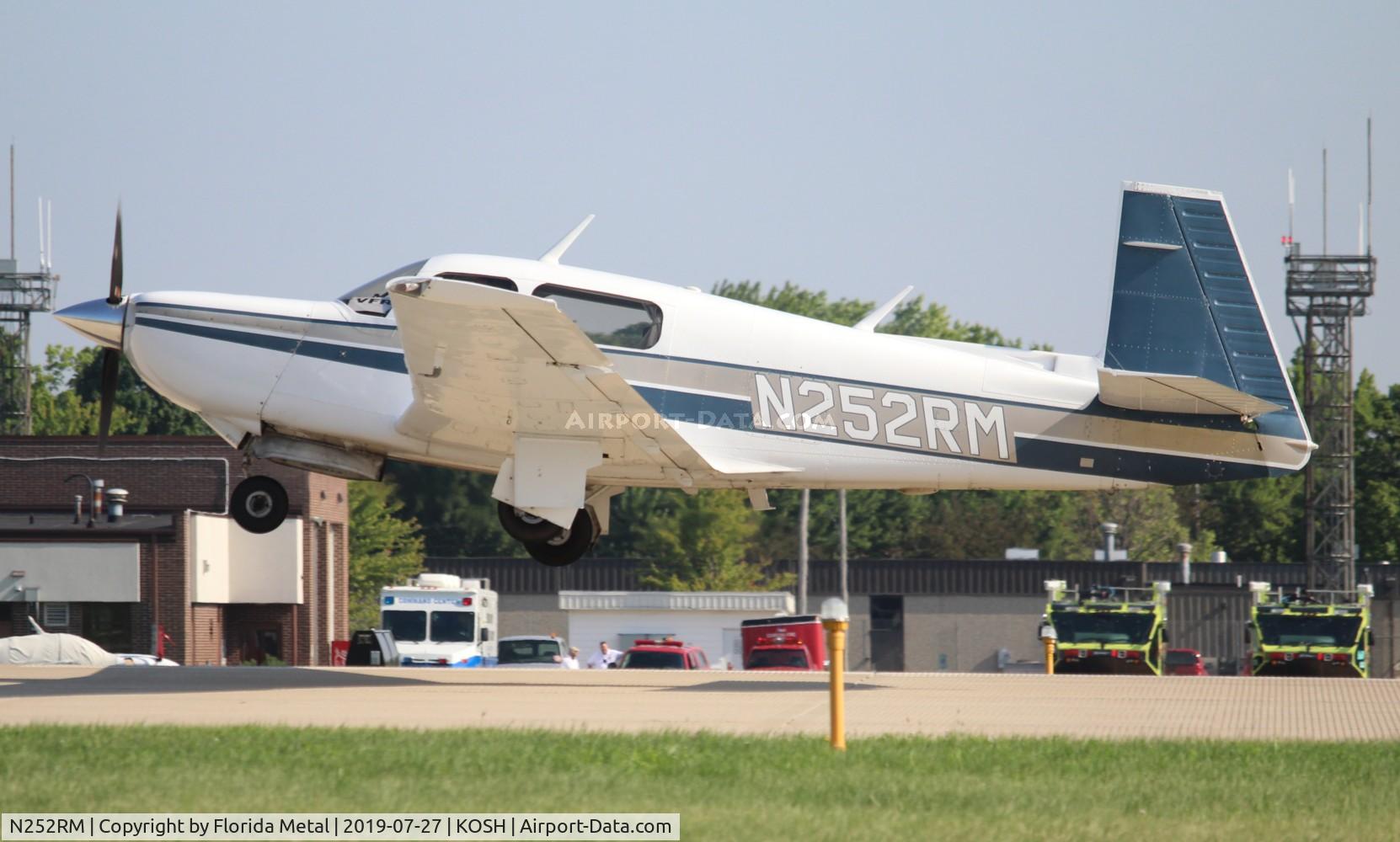 N252RM, 1986 Mooney M20K C/N 25-1061, OSH 2019