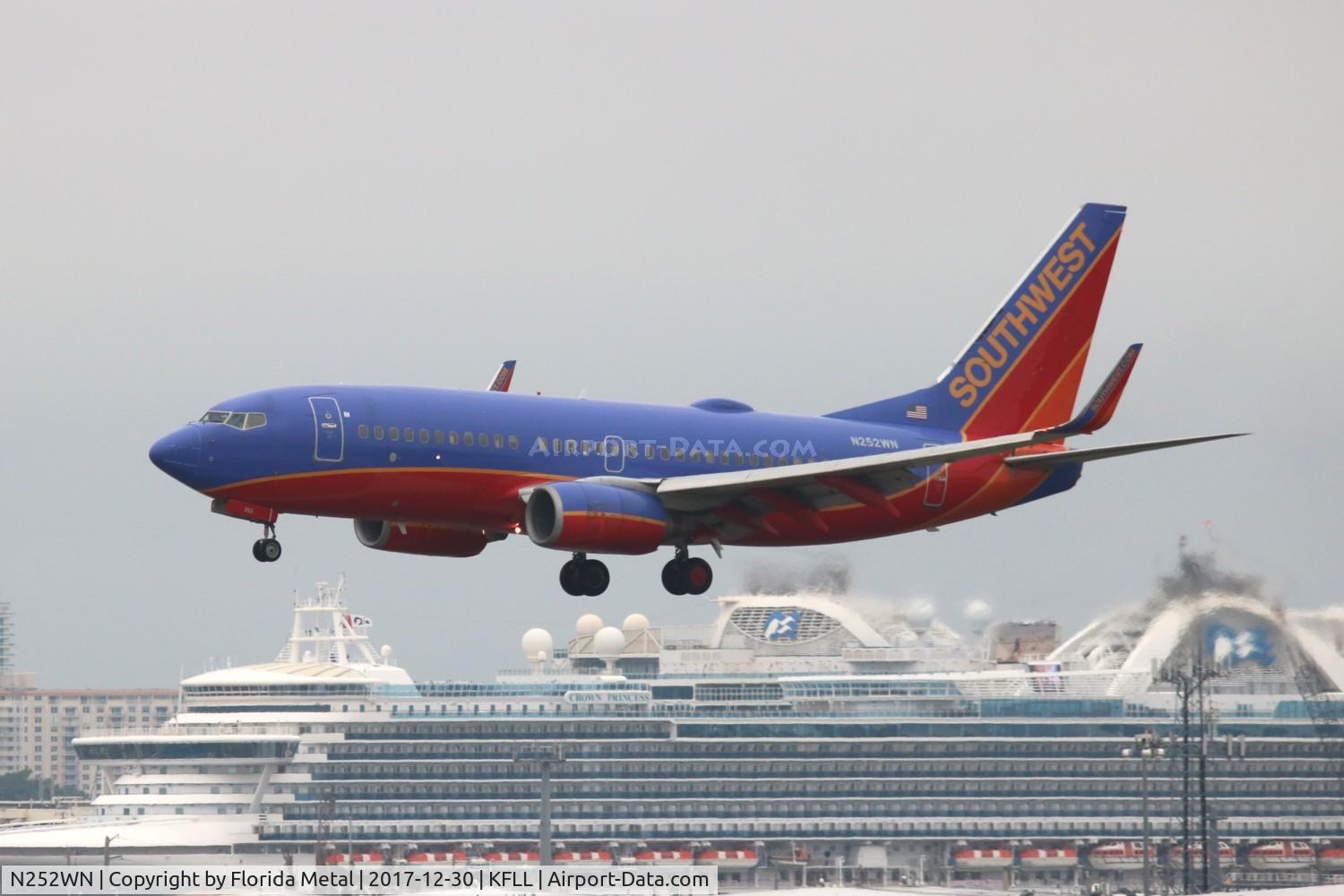 N252WN, 2006 Boeing 737-7H4 C/N 34973, FLL 2017