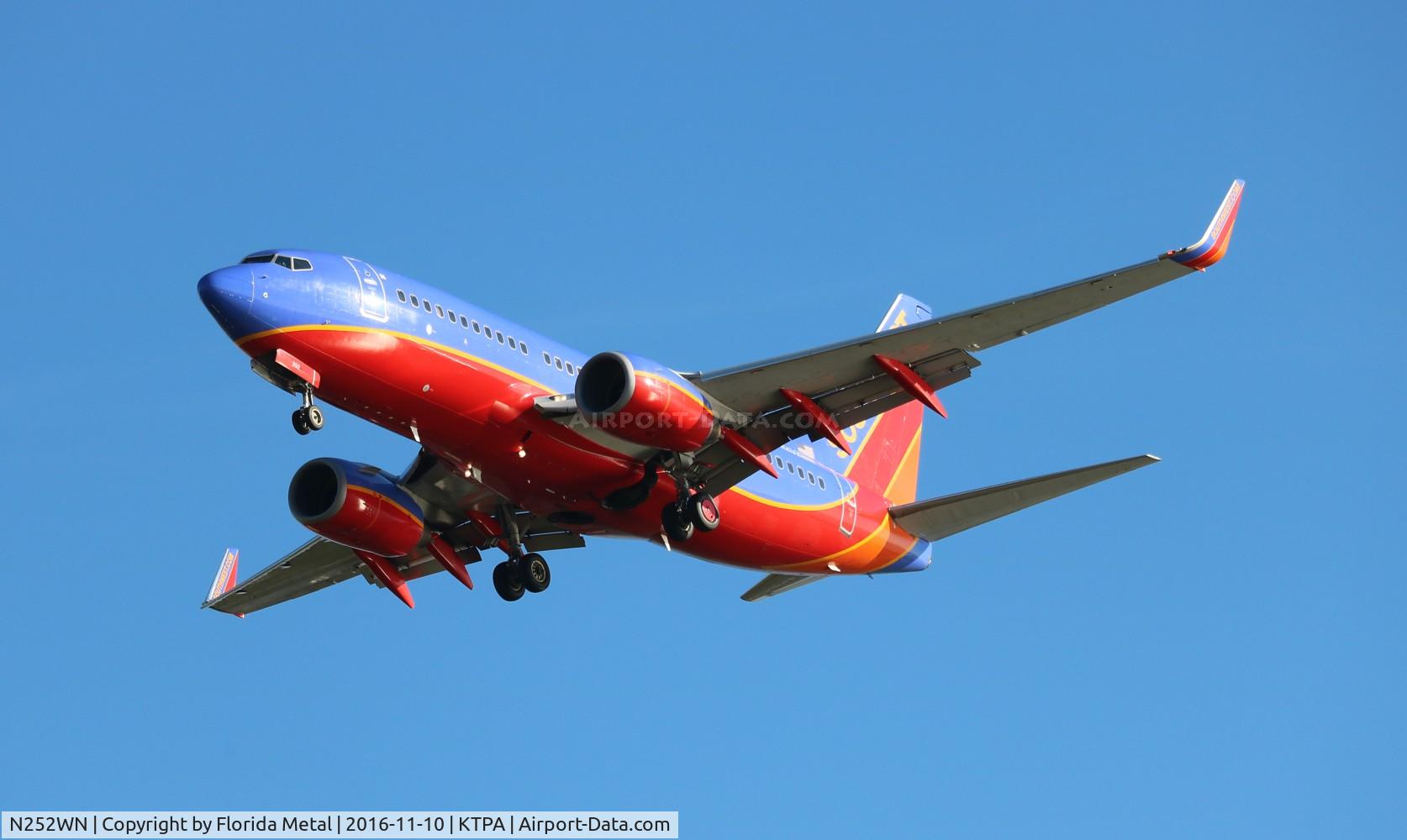 N252WN, 2006 Boeing 737-7H4 C/N 34973, TPA 2016