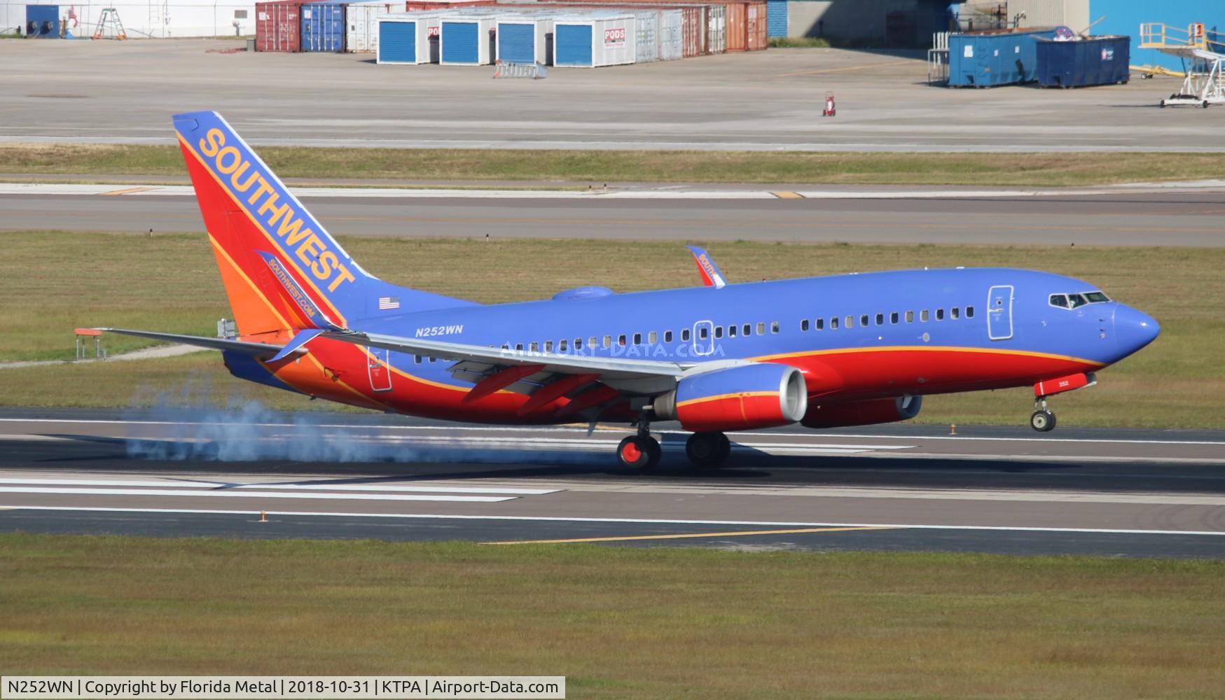 N252WN, 2006 Boeing 737-7H4 C/N 34973, TPA 2018