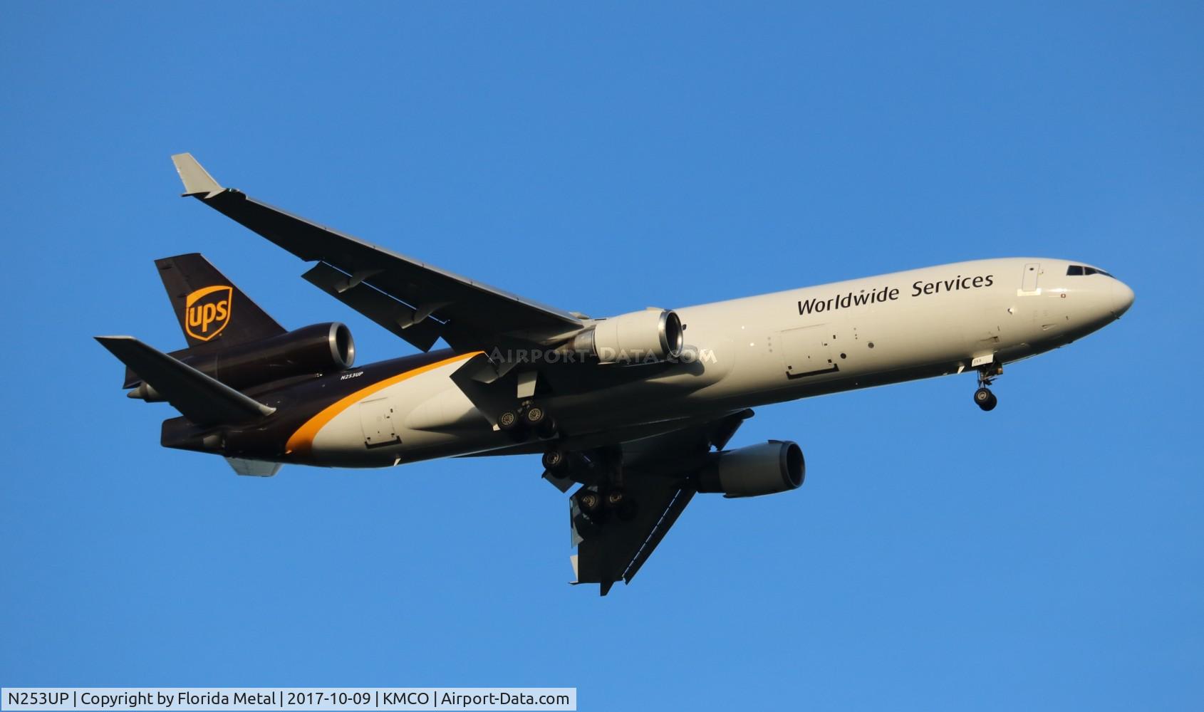 N253UP, McDonnell Douglas MD-11F C/N 48439, MCO 2017