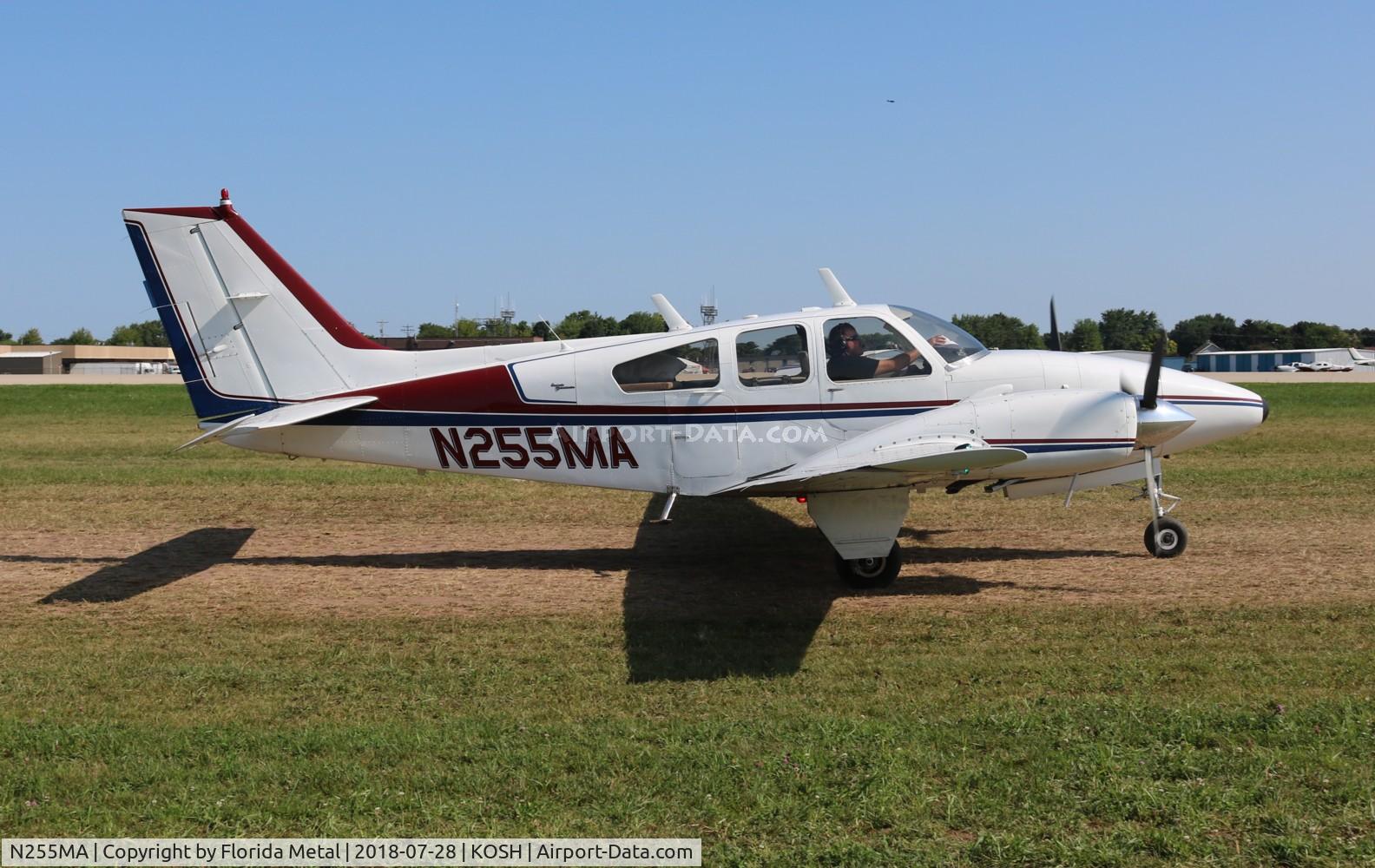 N255MA, 1967 Beech C55 Baron (95-C55) C/N TE-318, OSH 2018