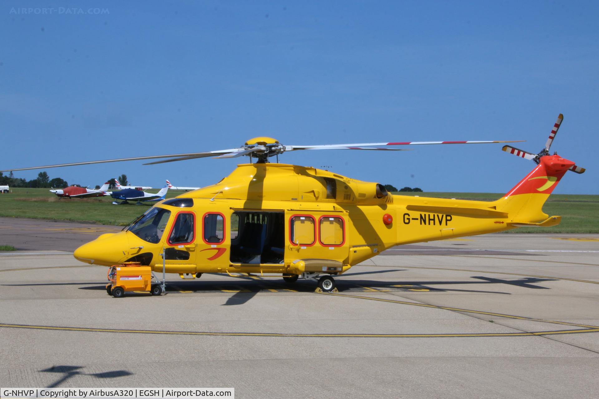 G-NHVP, 2018 AgustaWestland AW-139 C/N 41513, Parked at Norwich