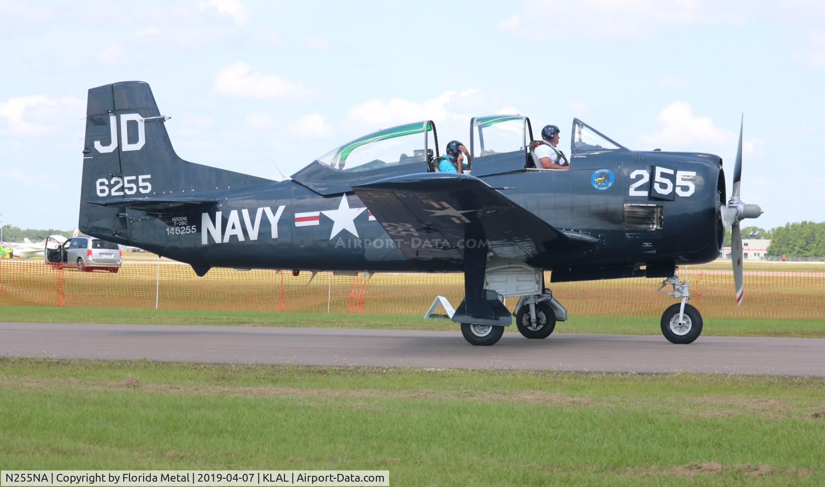 N255NA, 1954 North American T-28C Trojan C/N 252-18 (146255), LAL SNF 2019