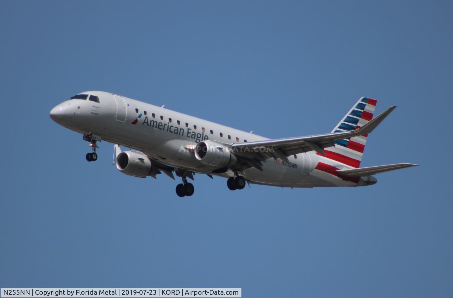 N255NN, 2017 Embraer 175LR (ERJ-170-200LR) C/N 17000664, ORD 2019