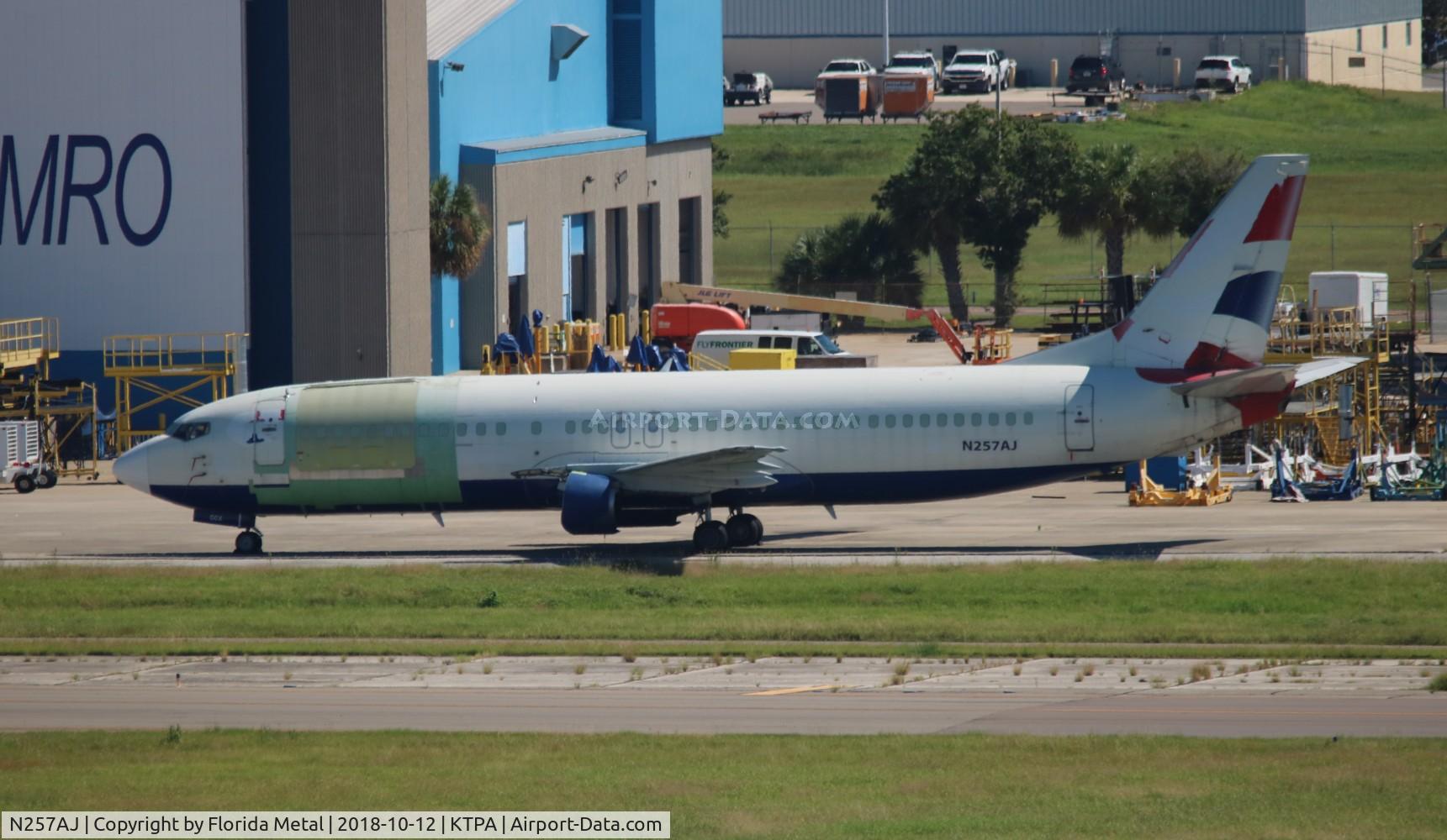N257AJ, 1993 Boeing 737-436 C/N 25857, ex G-DOCX British Airways