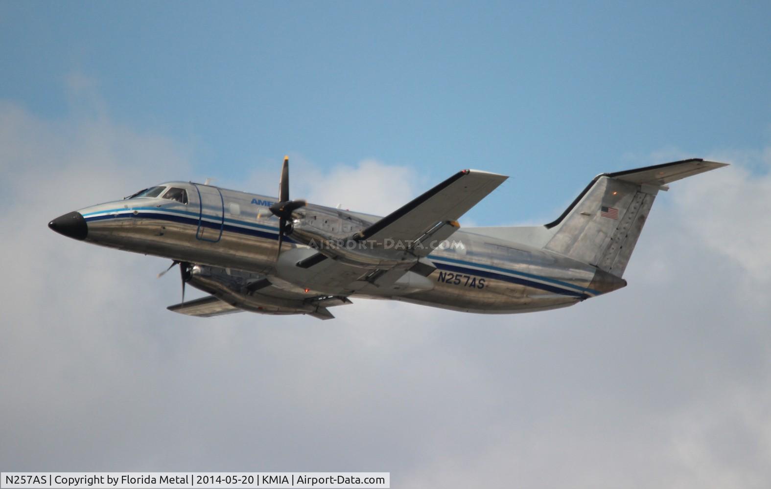 N257AS, 1989 Embraer EMB-120ER Brasilia C/N 120.126, MIA 2014