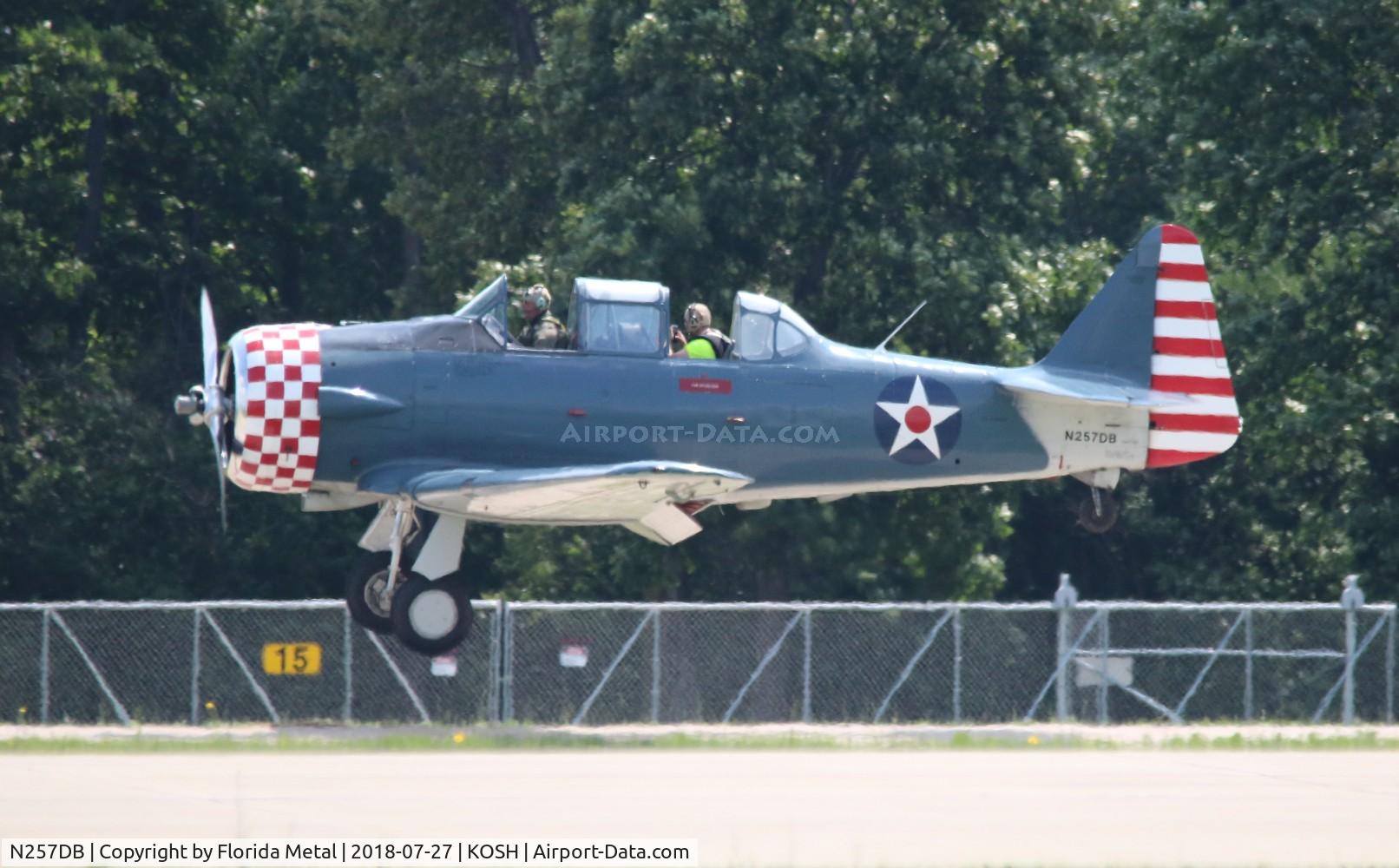 N257DB, 1952 North American T-6G Texan C/N 182-600, OSH 2018