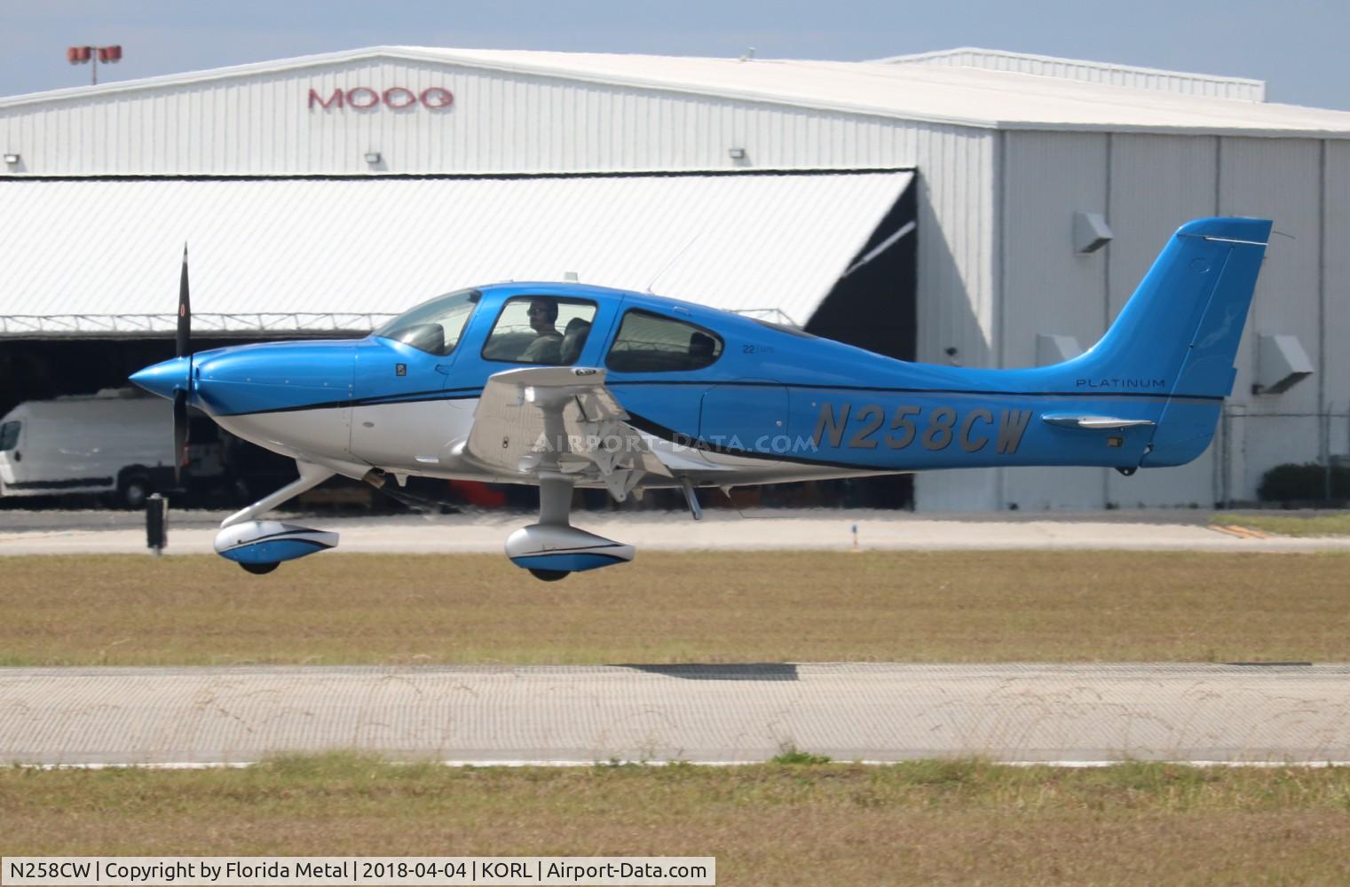 N258CW, 2016 Cirrus SR22 C/N 4314, ORL 2018