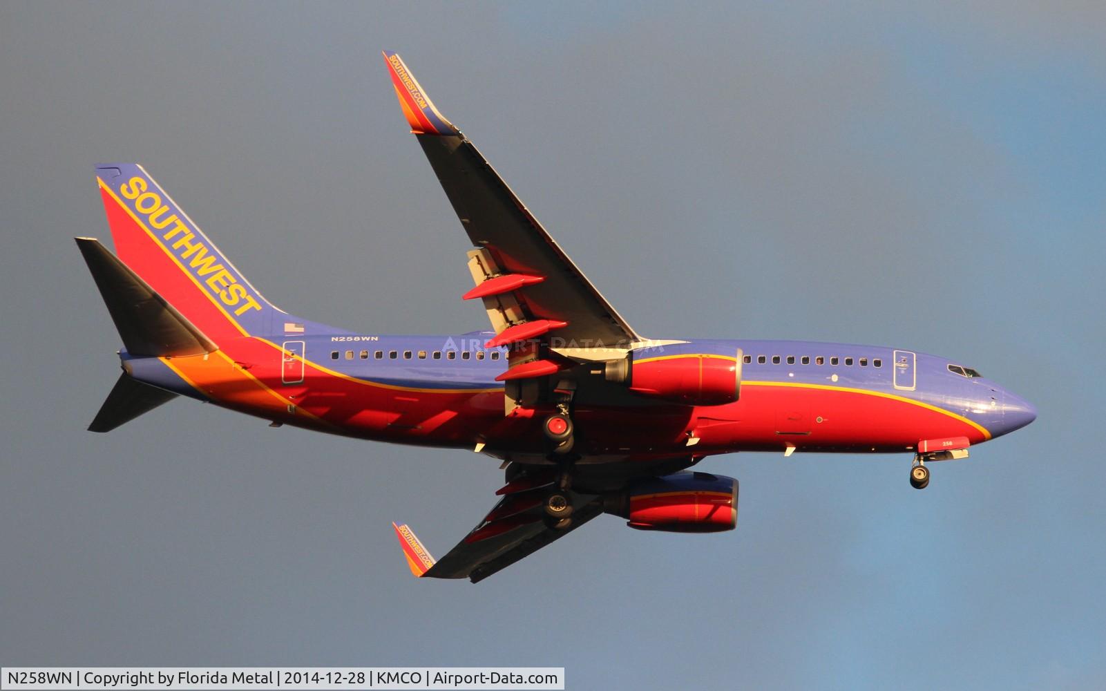 N258WN, 2006 Boeing 737-7H4 C/N 32516, MCO 2014