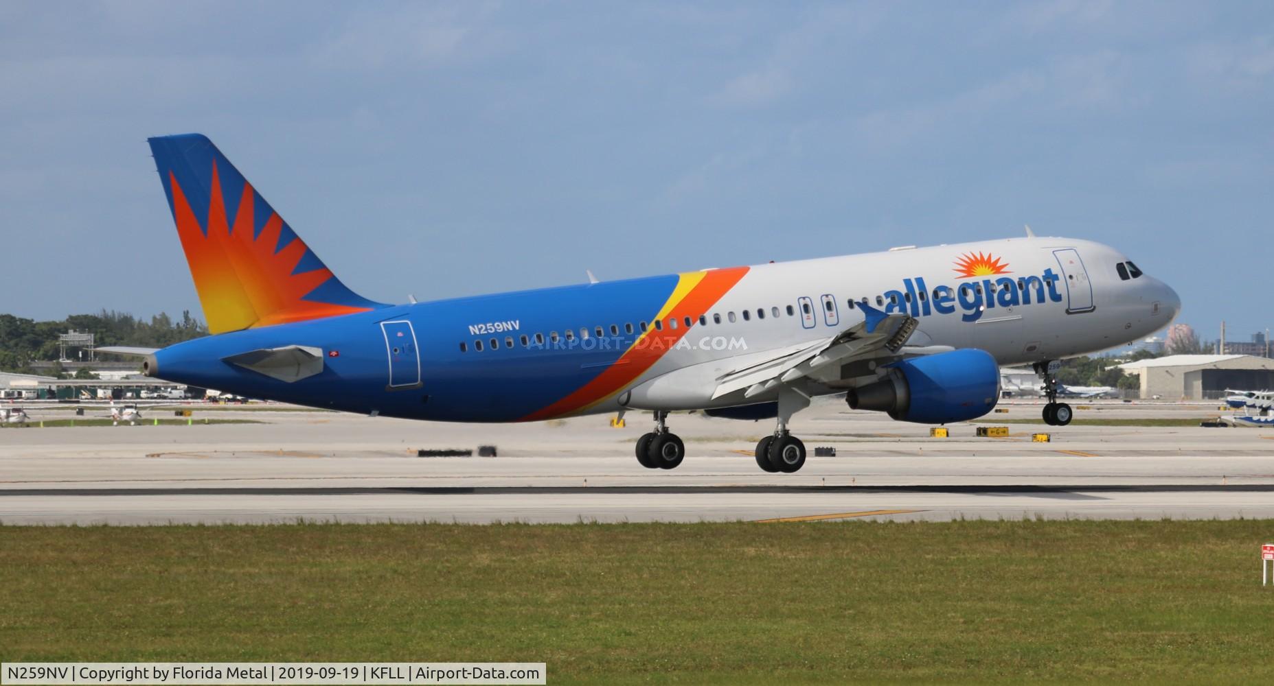 N259NV, 2009 Airbus A320-214 C/N 4057, FLL 2019