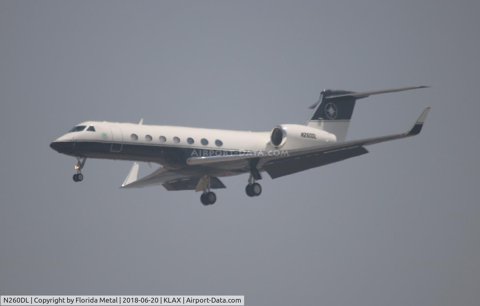 N260DL, 2011 Gulfstream Aerospace G550 (VSP) C/N 5301, LAX 2018