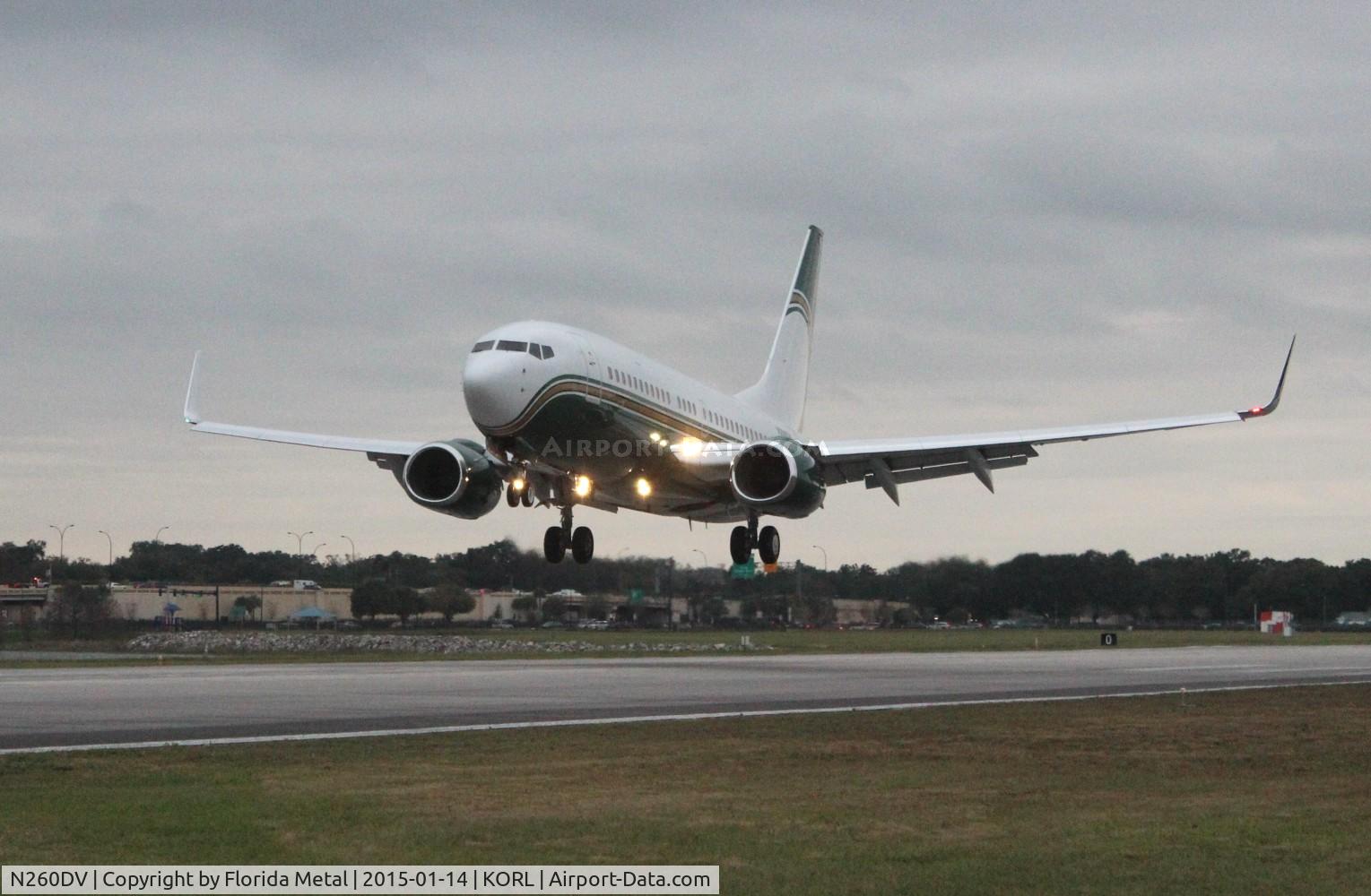 N260DV, 1998 Boeing 737-75T BBJ C/N 29142, ORL 2015