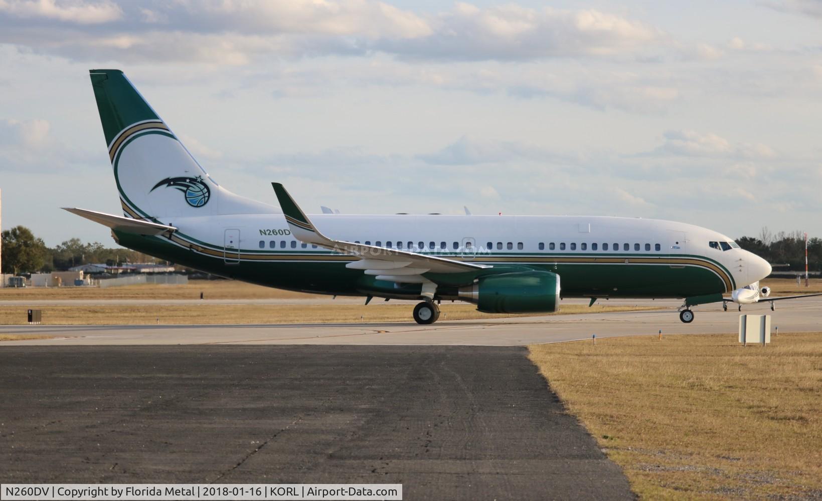 N260DV, 1998 Boeing 737-75T BBJ C/N 29142, ORL 2018