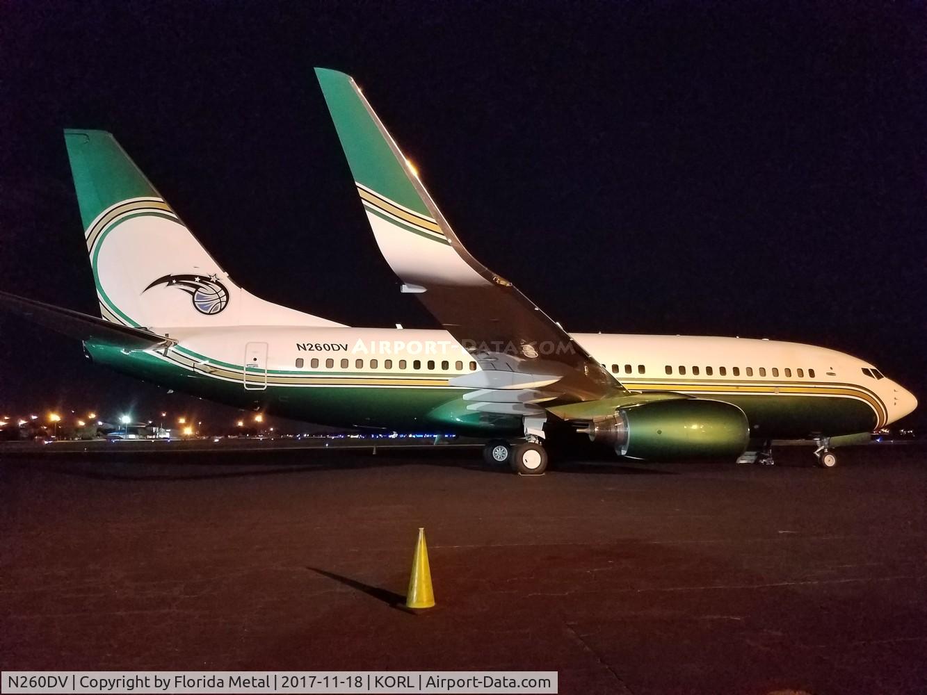 N260DV, 1998 Boeing 737-75T BBJ C/N 29142, ORL 2017