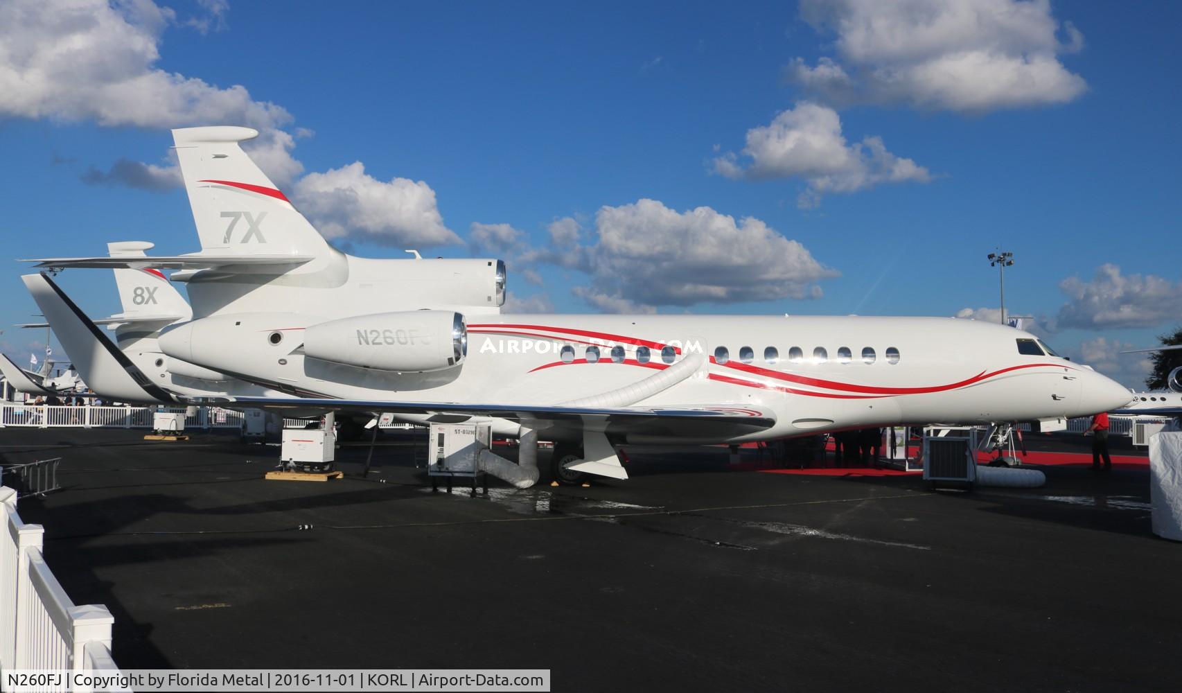N260FJ, 2015 Dassault Falcon 7X C/N 260, NBAA 2016