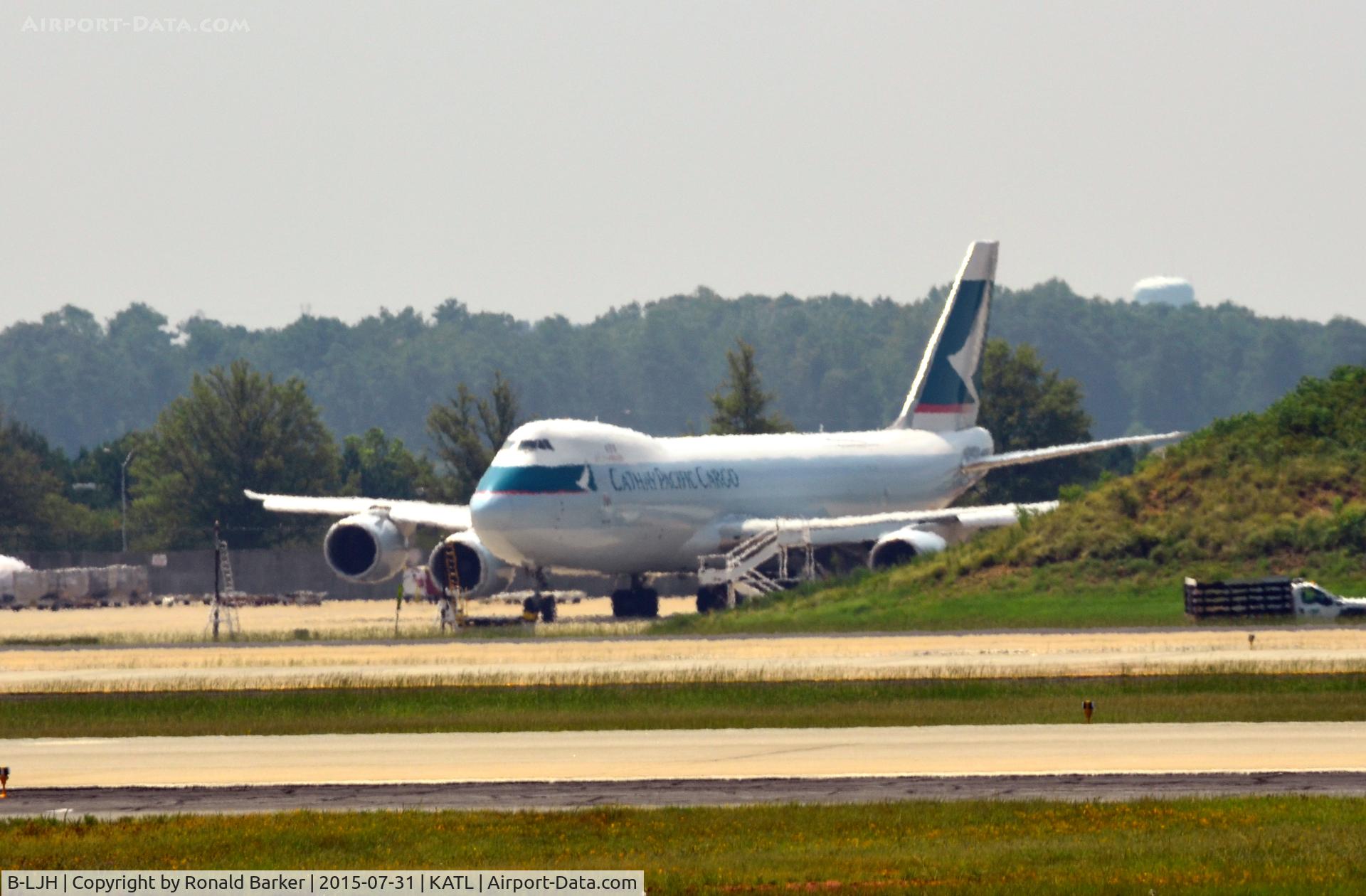 B-LJH, 2012 Boeing 747-867F/SCD C/N 39245, Taxi for takeoff Atlanta