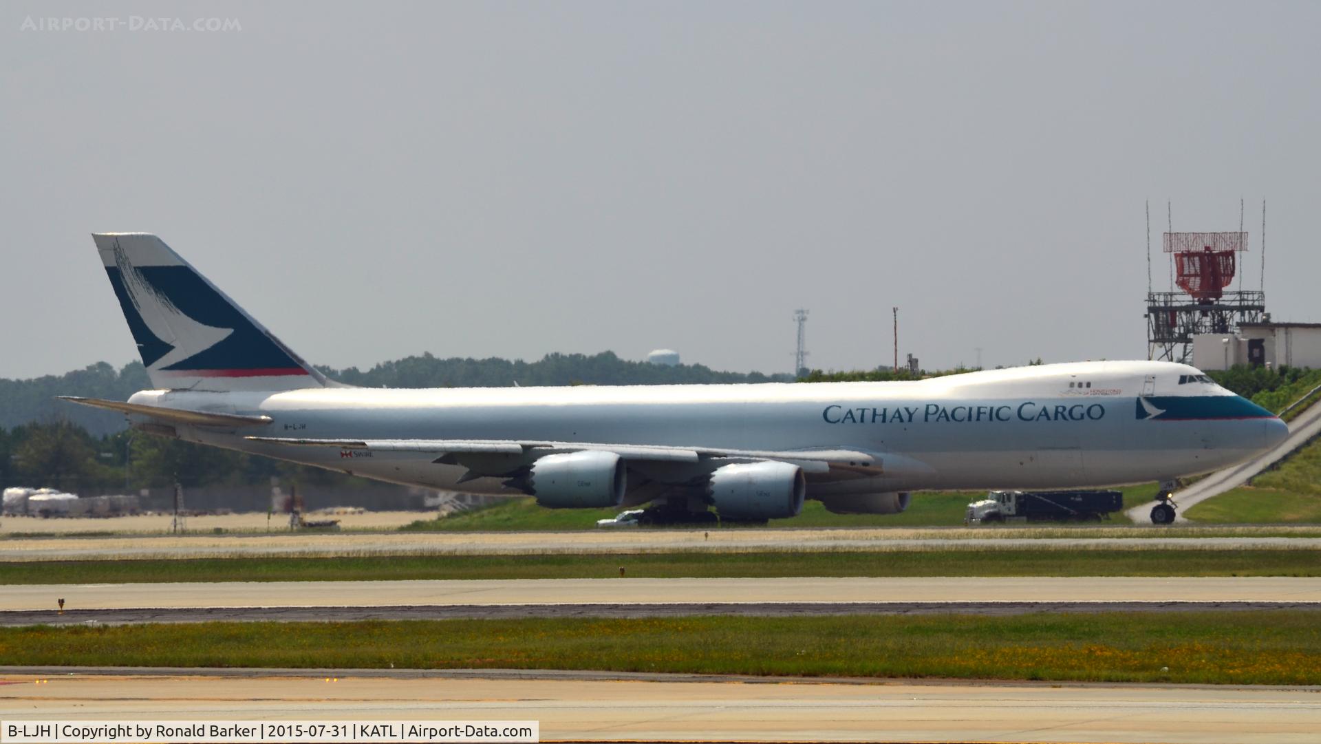 B-LJH, 2012 Boeing 747-867F/SCD C/N 39245, Taxi to runway Atlanta