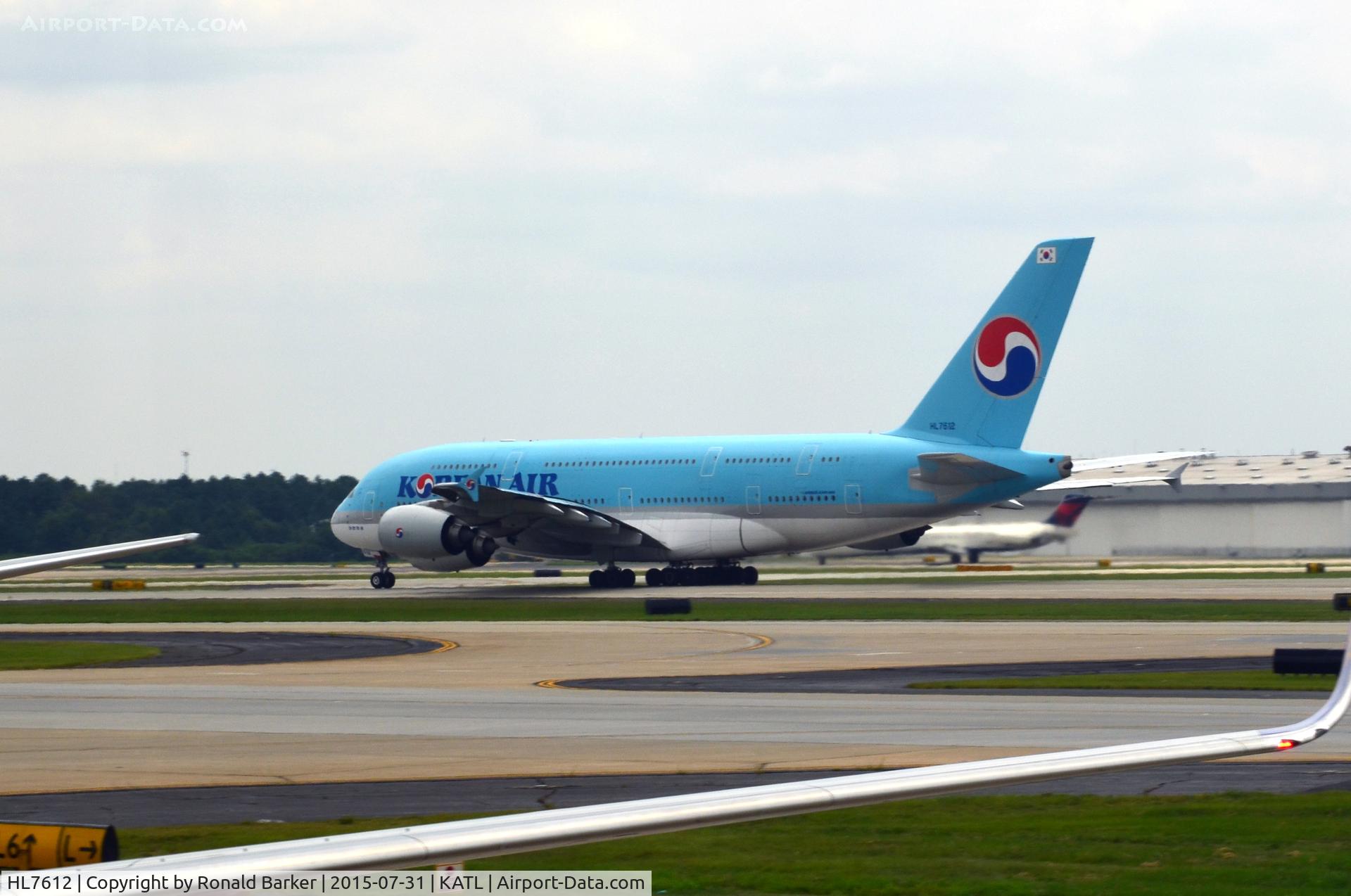 HL7612, 2011 Airbus A380-861 C/N 039, Takeoff Atlanta